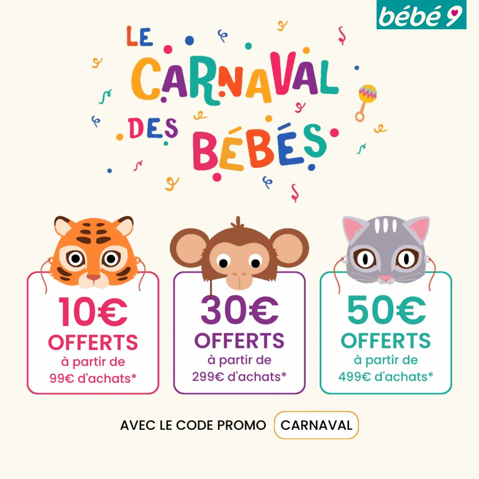 Catalogue  Le Carnaval des bébés offres, page 00001
