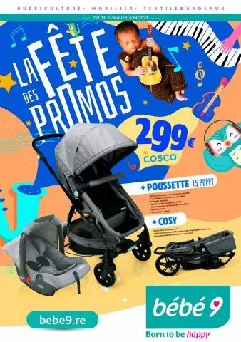 Catalogue Bébé 9 | La fete des promos | 05/06/2023 - 18/06/2023