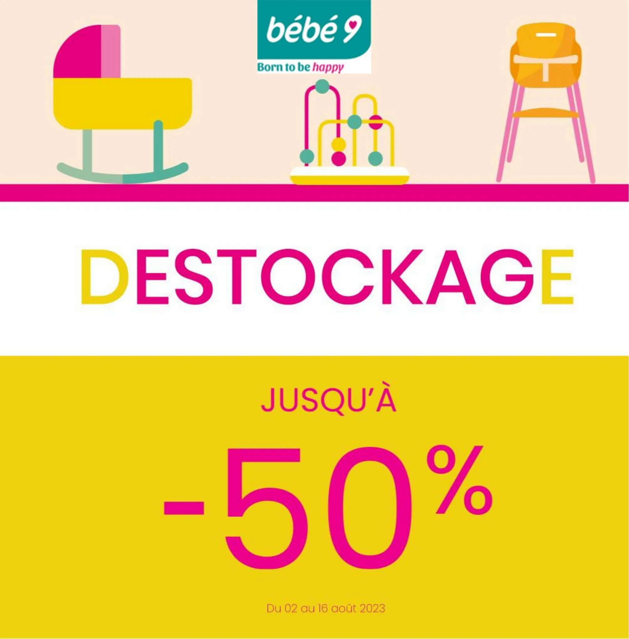 Catalogue Bébé 9 Destockage jusq'à -50%, page 00001