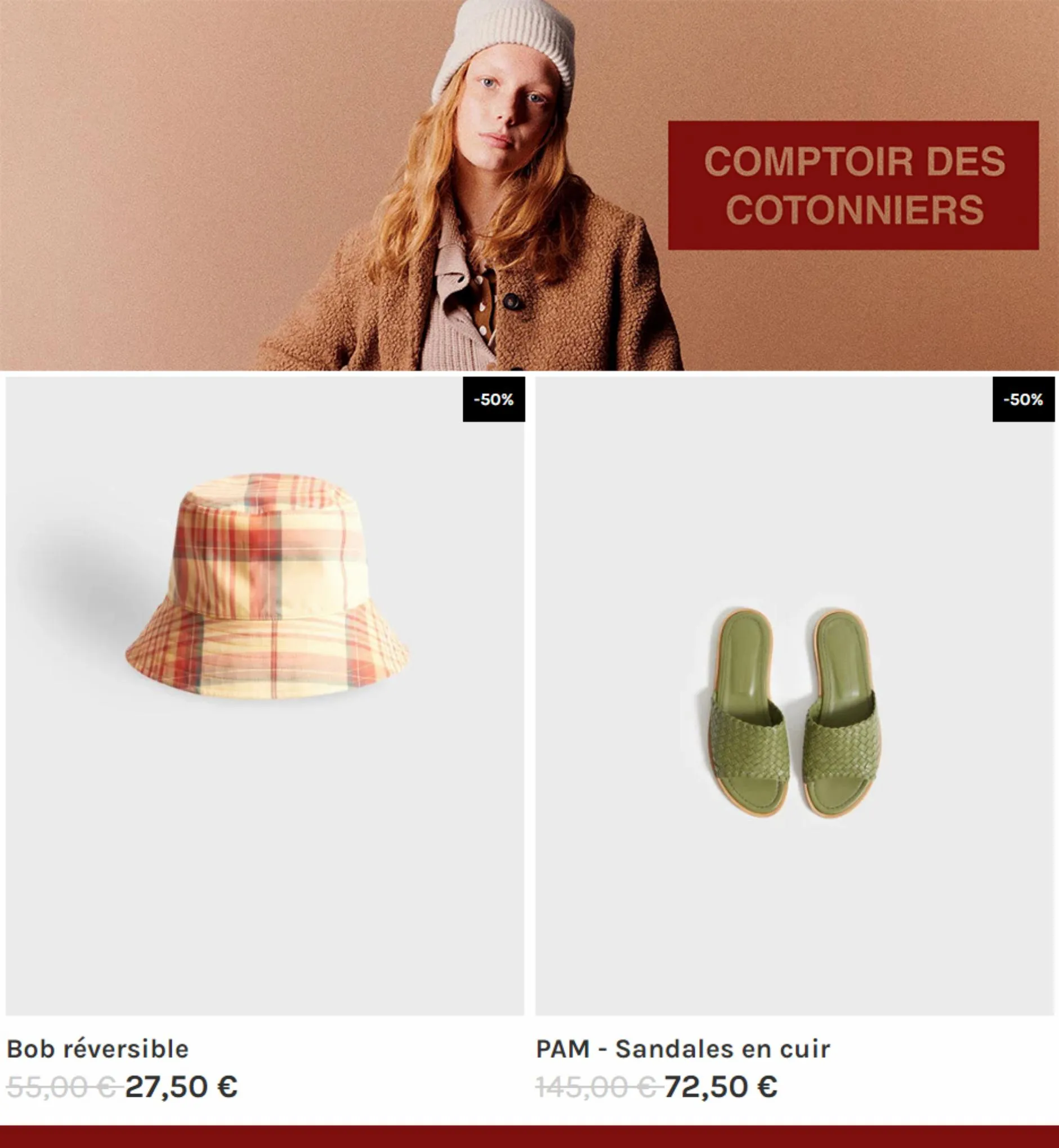 Catalogue Soldes Comptoir des cotonniers, page 00002