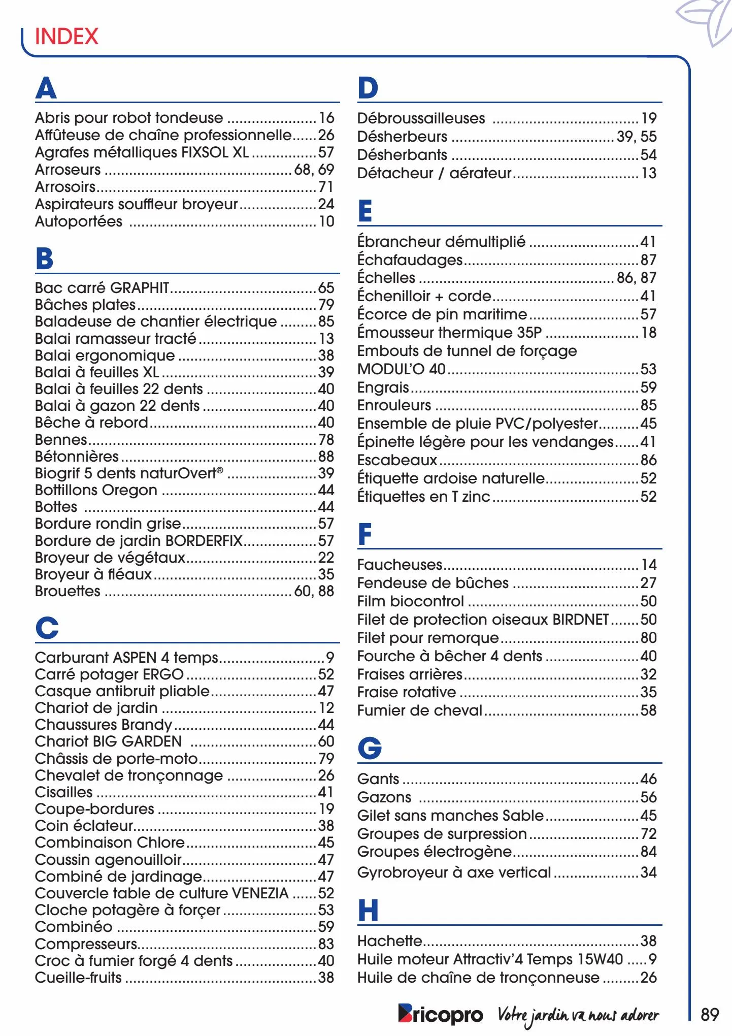 Catalogue Guide Jardin 2022, page 00089