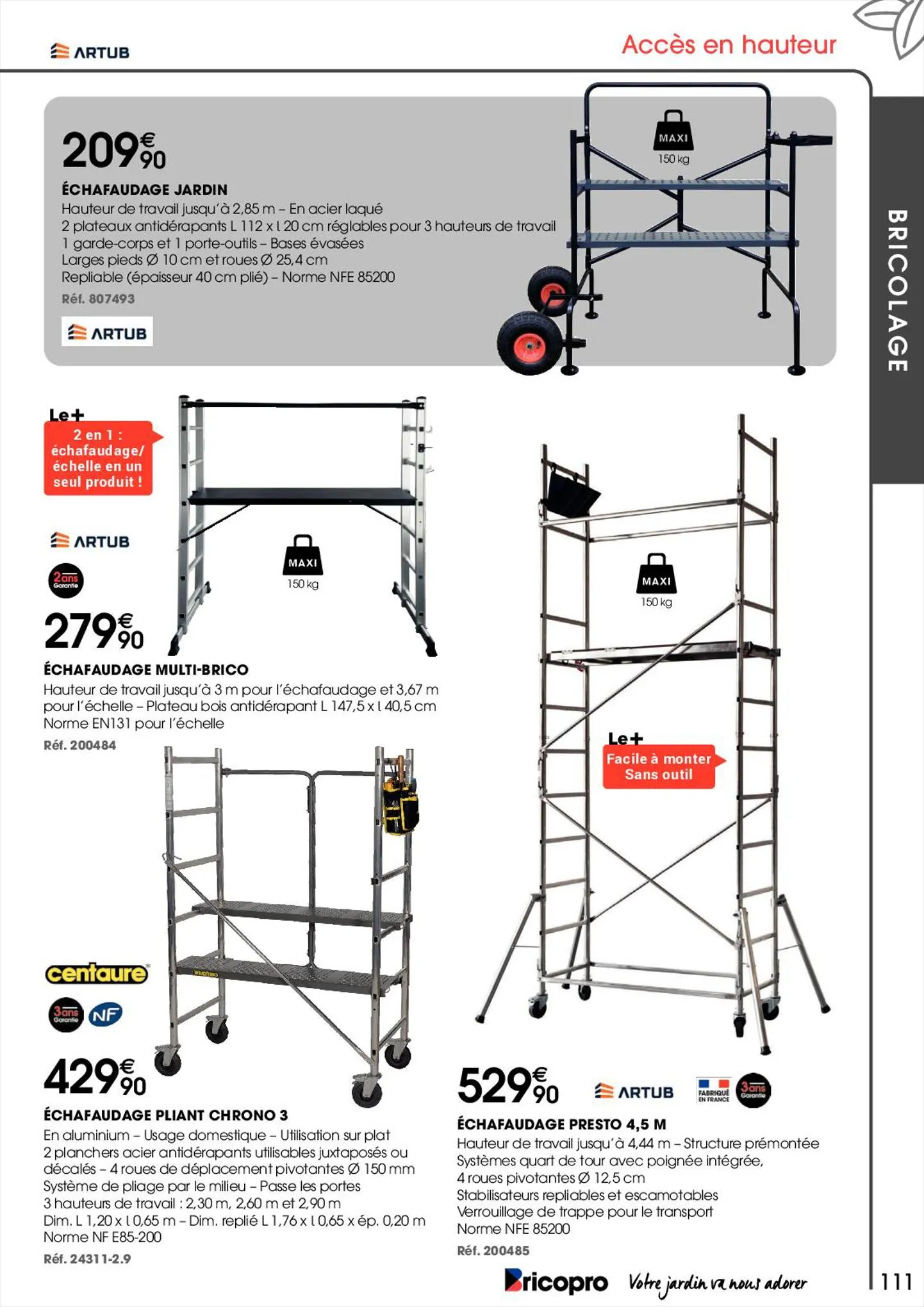 Catalogue Catalogue Brico Pro, page 00111