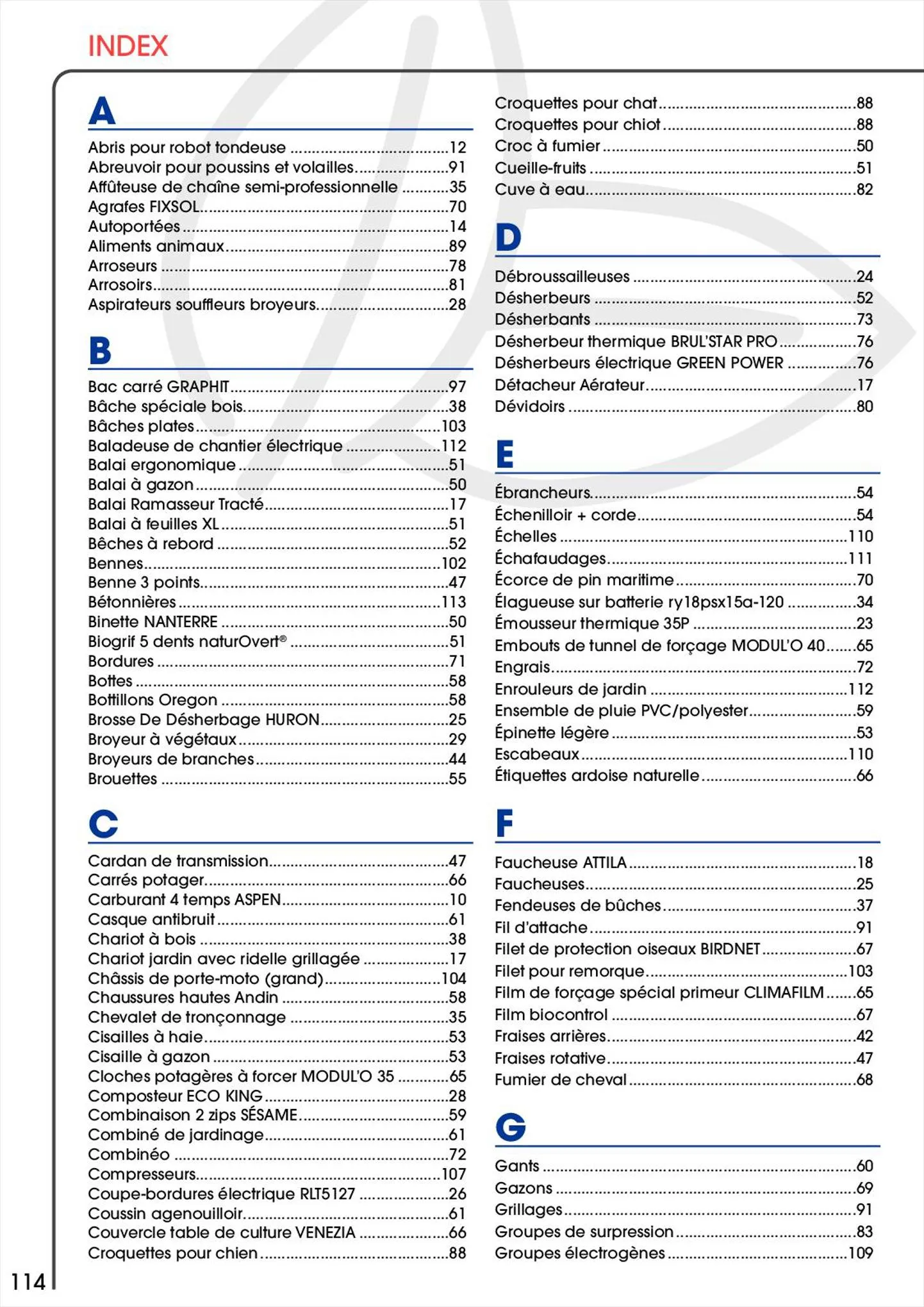 Catalogue Catalogue Brico Pro, page 00114