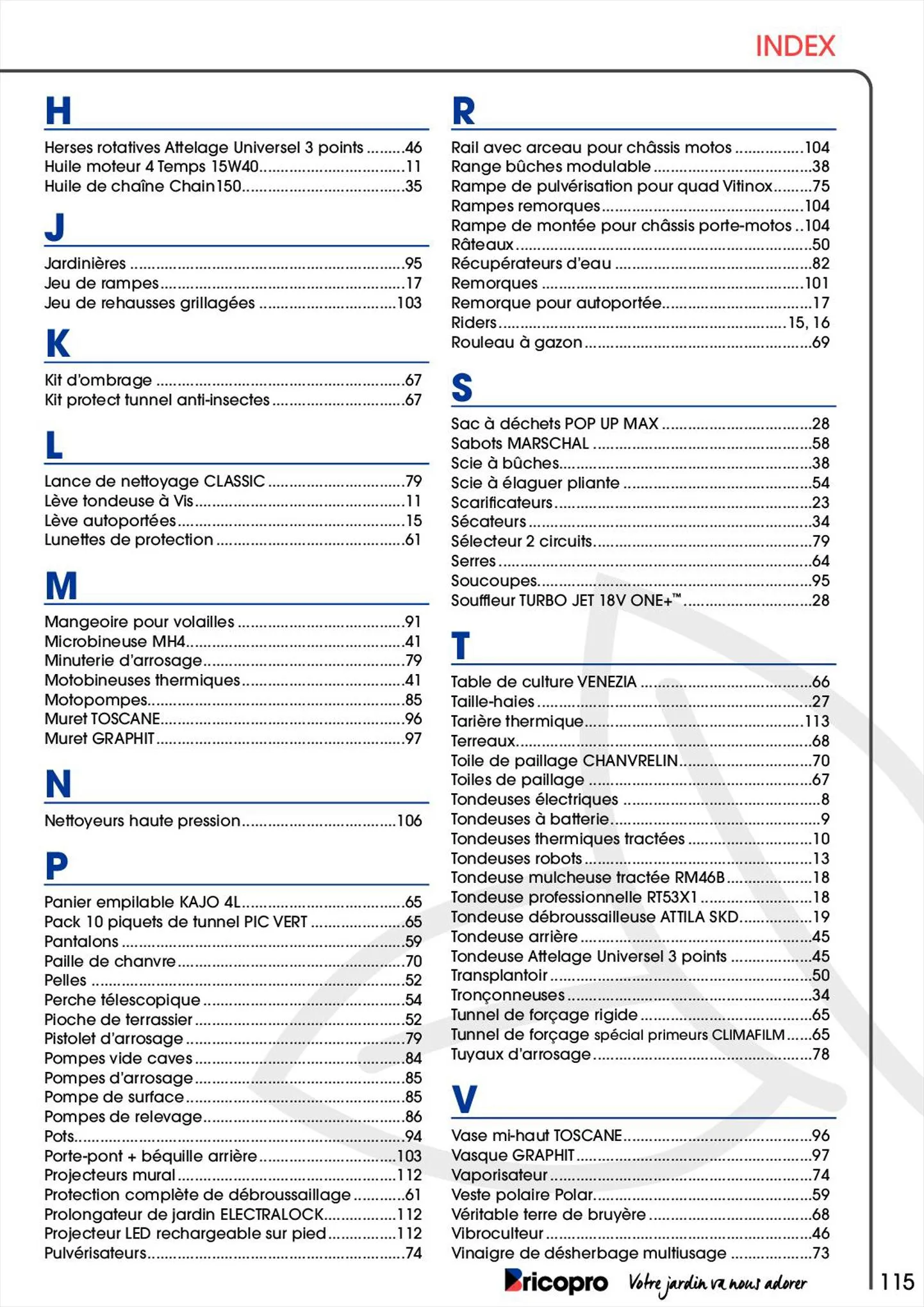 Catalogue Catalogue Brico Pro, page 00115