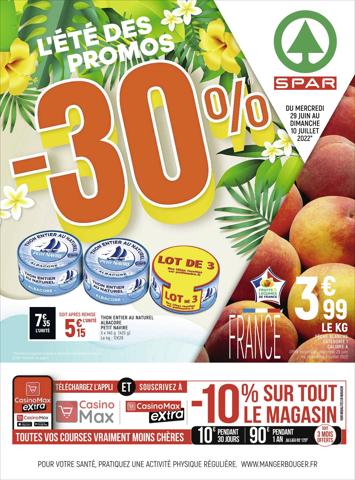 Catalogue Spar Supermarché | L'été des promos | 29/06/2022 - 10/07/2022