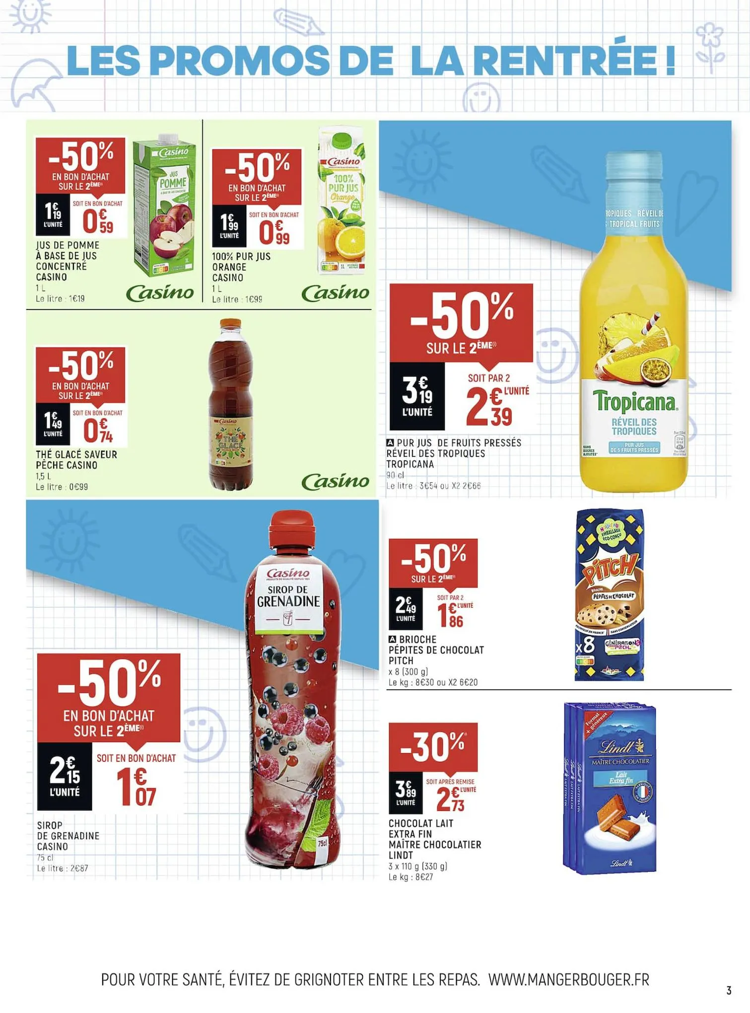 Catalogue Les promos de la rentrée, page 00003