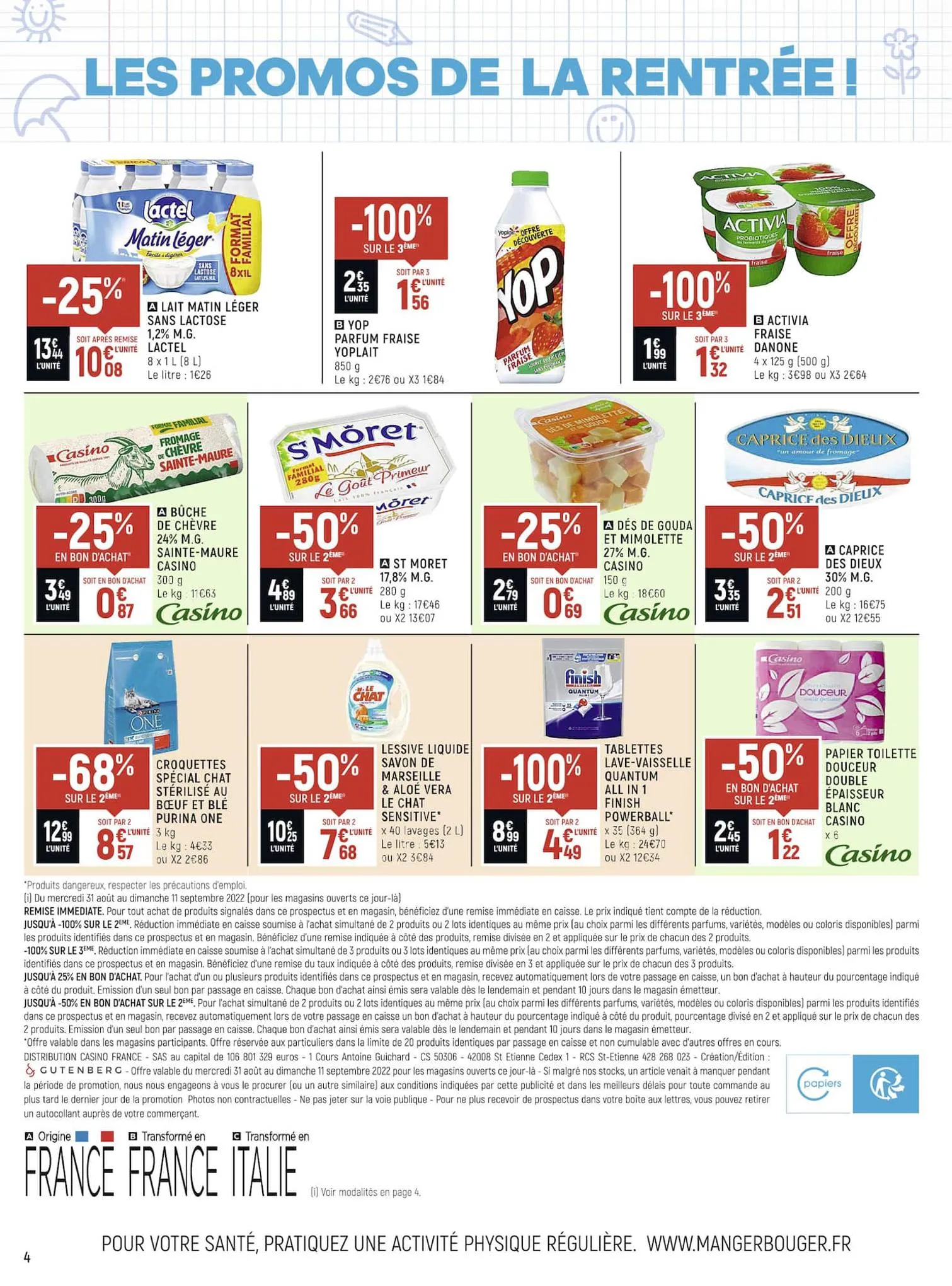 Catalogue Les promos de la rentrée !, page 00004