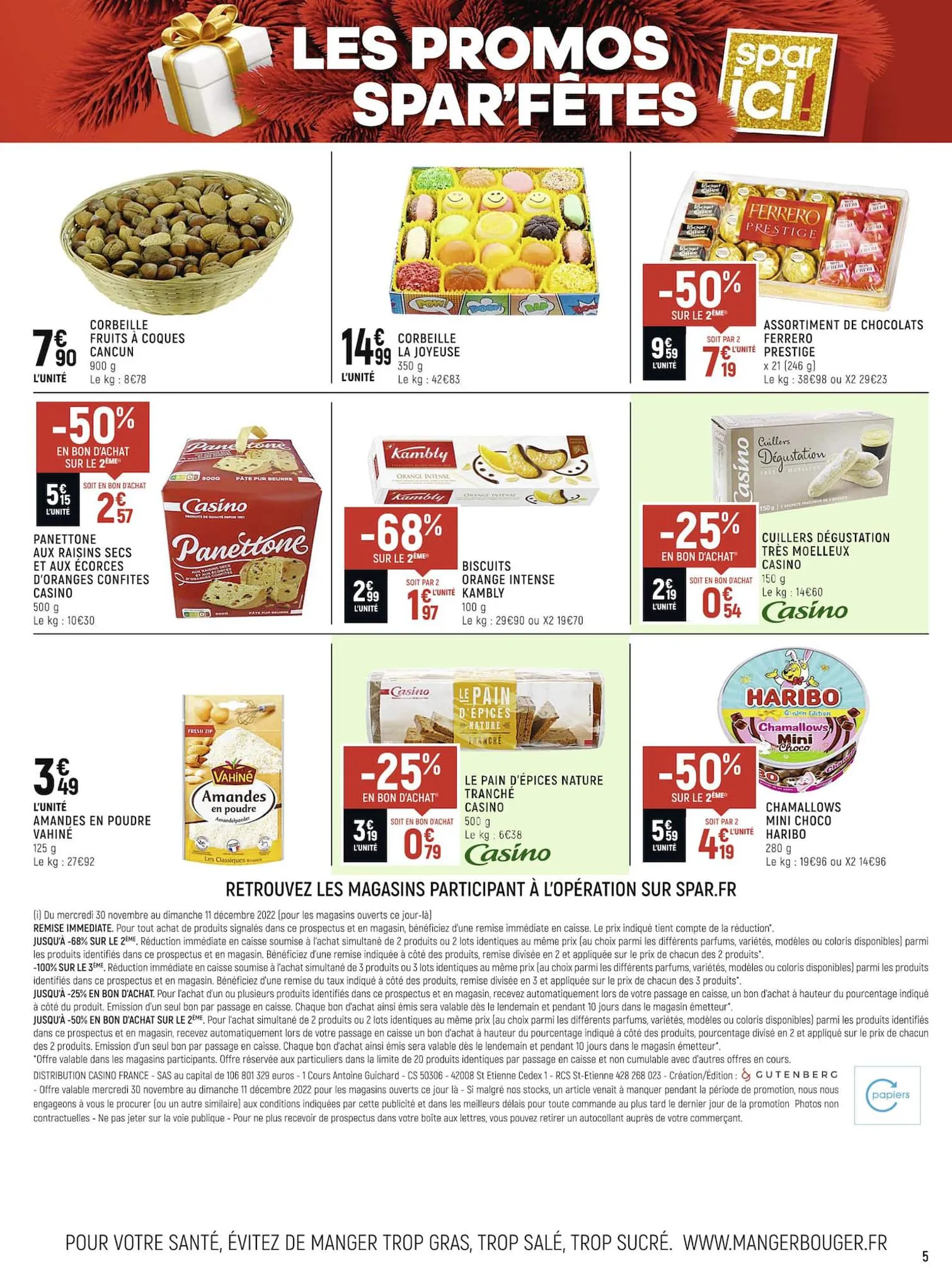 Catalogue Les promos Spar'Fêtes, page 00005