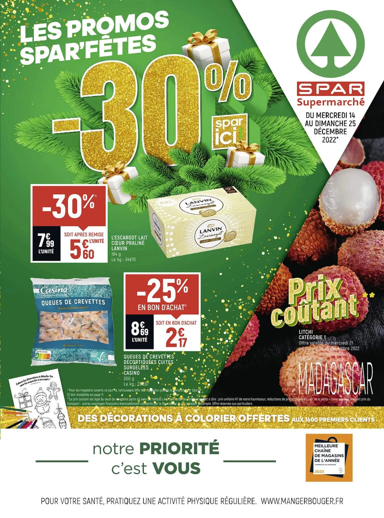 Catalogue Les promos Spar'fêtes, page 00001