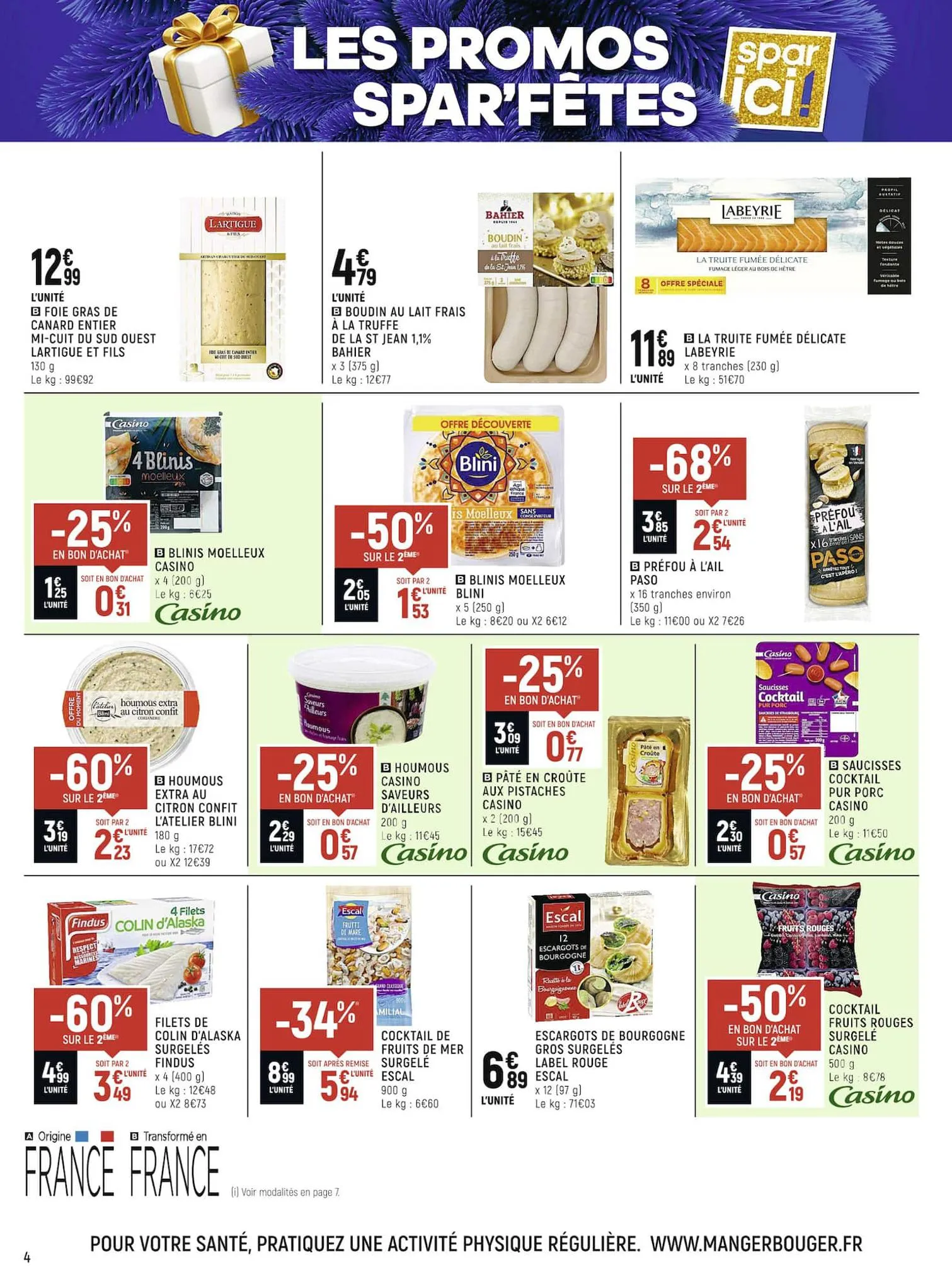 Catalogue Les promos Spar'fêtes, page 00004