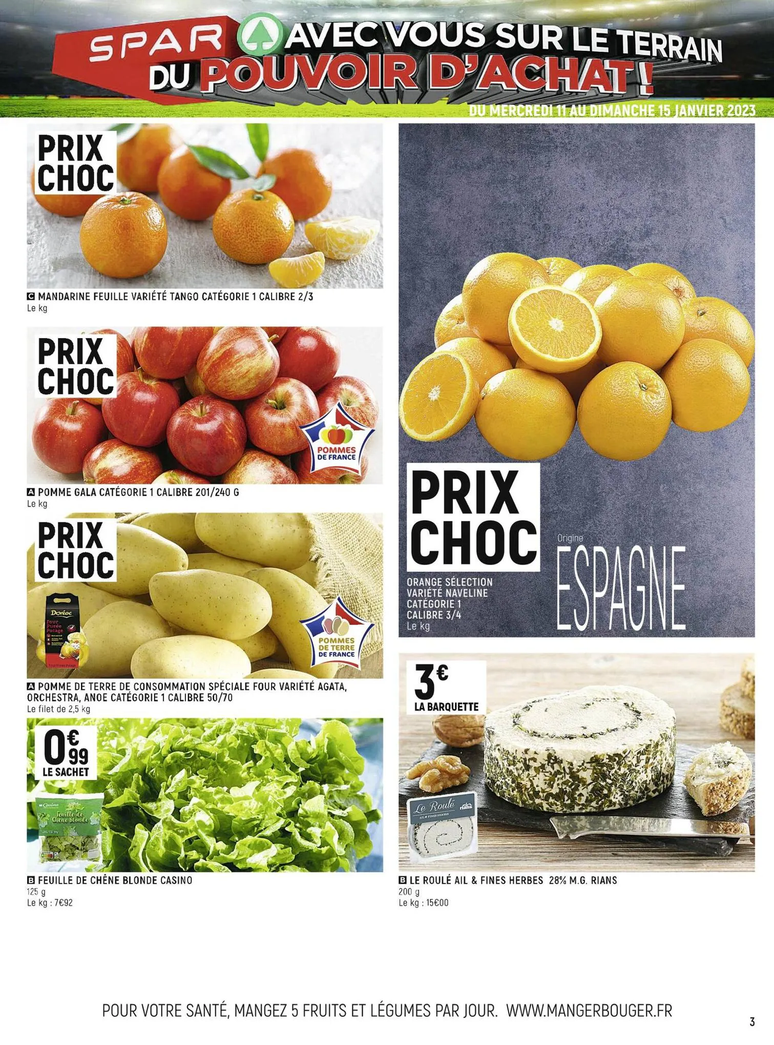 Catalogue Catalogue Spar Supermarché, page 00003