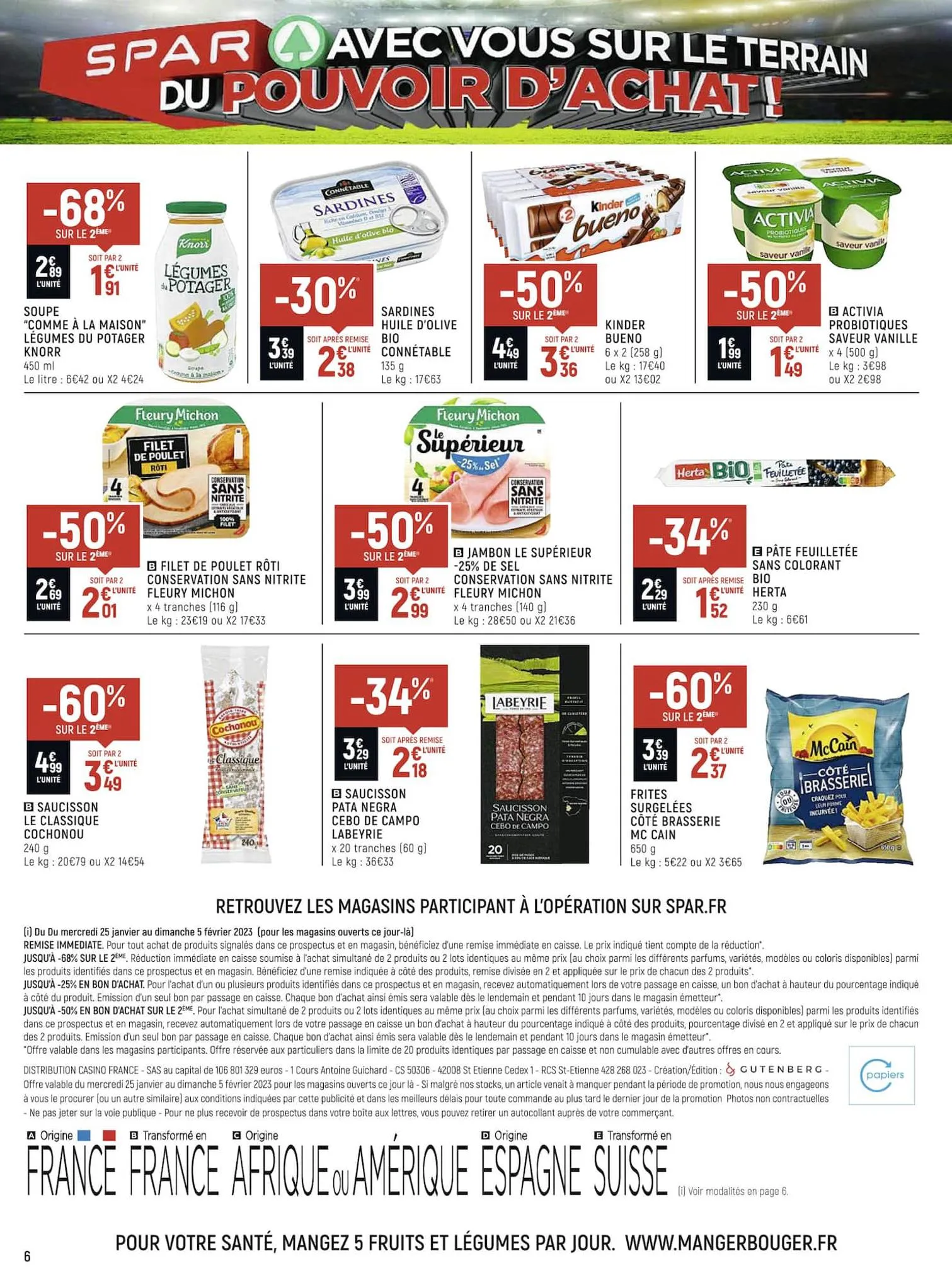Catalogue Catalogue Spar Supermarché, page 00006