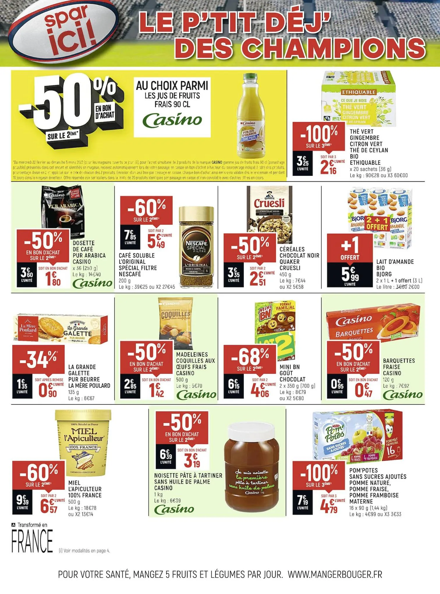 Catalogue Catalogue Spar Supermarché, page 00002