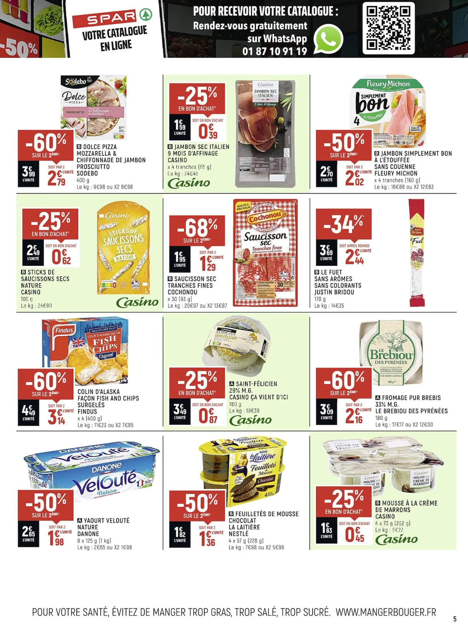 Catalogue Catalogue Spar Supermarché, page 00005