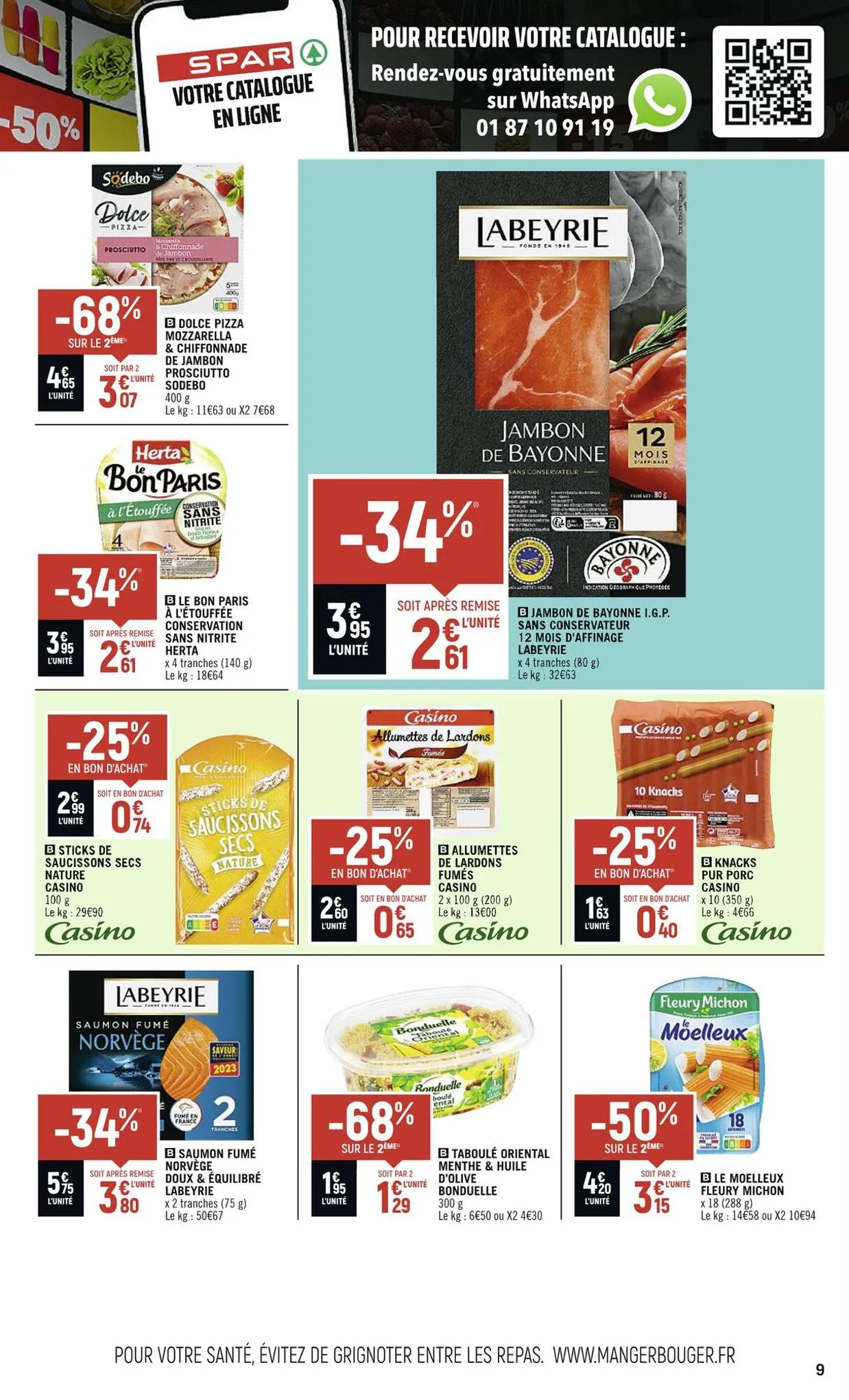 Catalogue -34% SPAR ICI !, page 00009