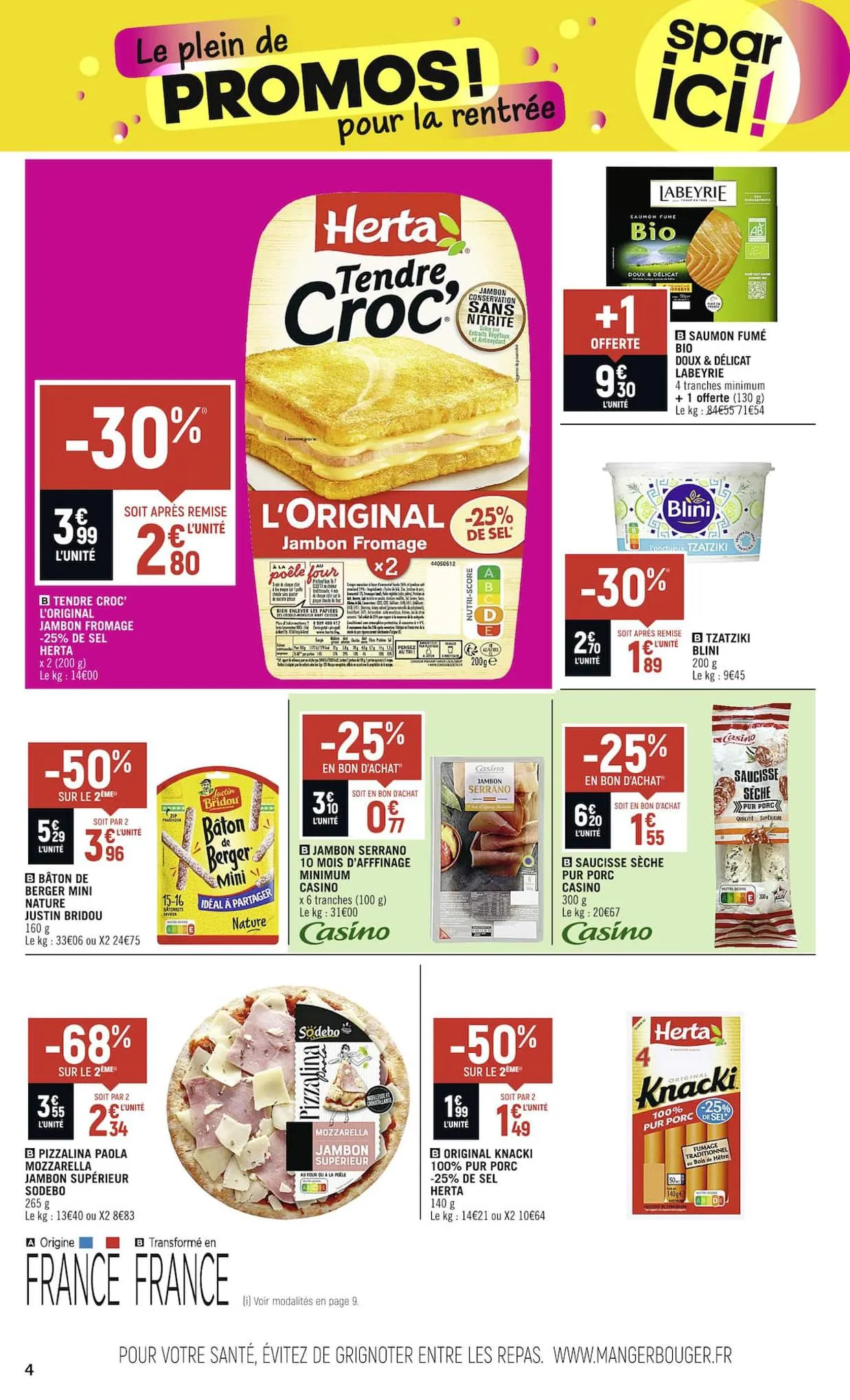 Catalogue Le plein de PROMOS ! pour la rentrée, page 00004