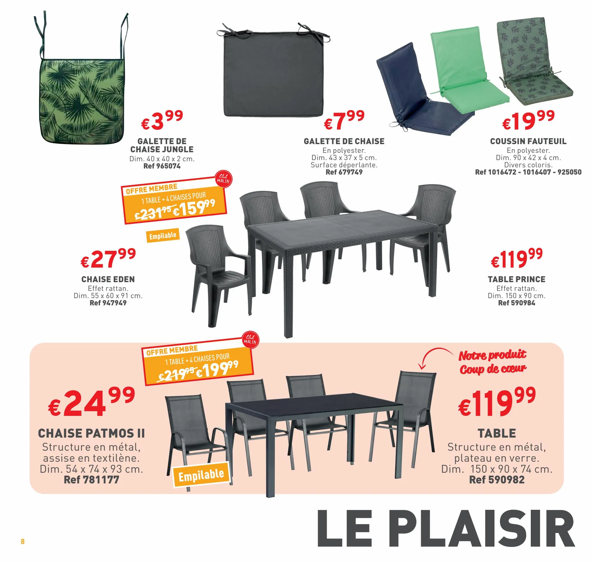 Catalogue LE PLAISiR À PRIX TRÈÈÈS MALIN, page 00008