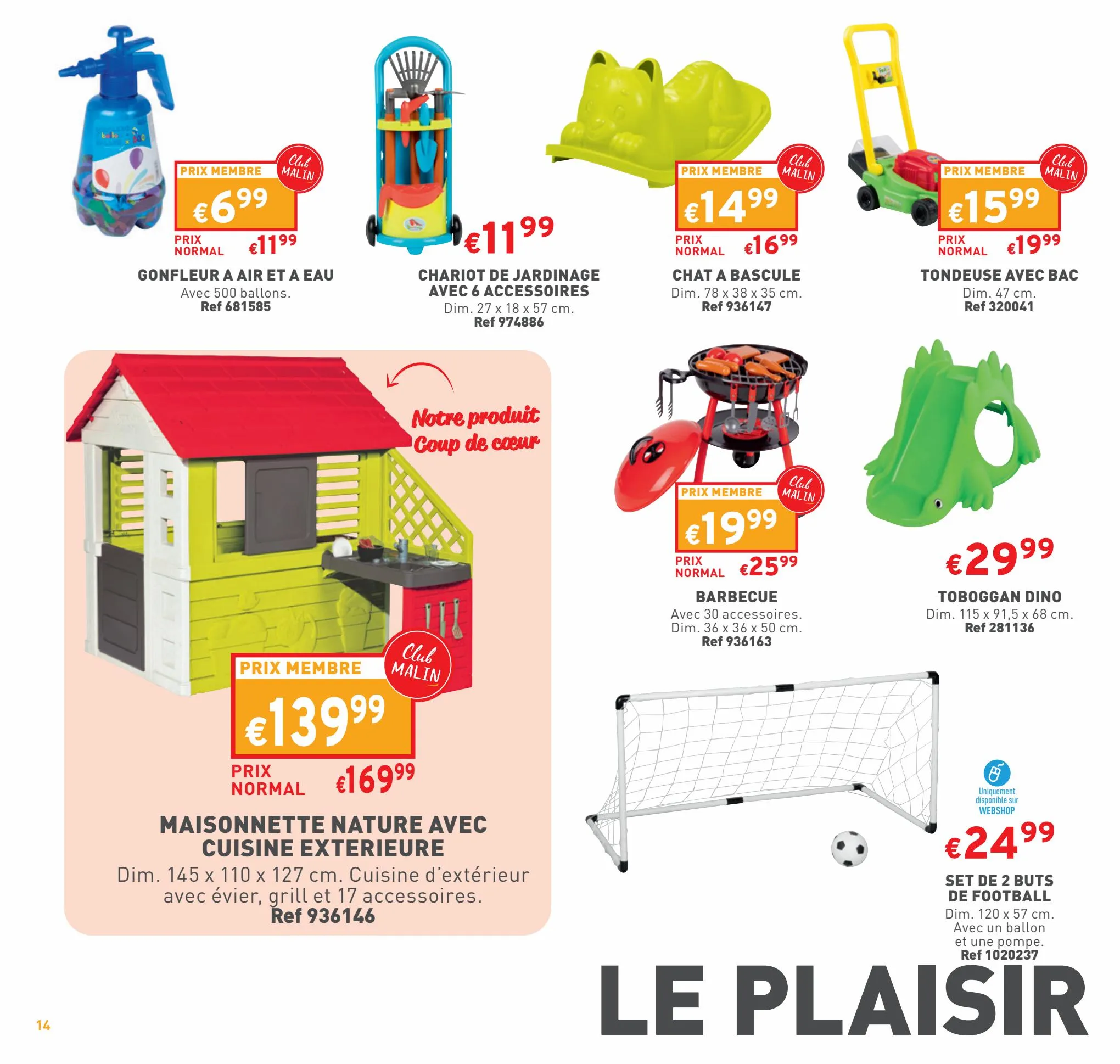 Catalogue LE PLAISiR À PRIX TRÈÈÈS MALIN, page 00014