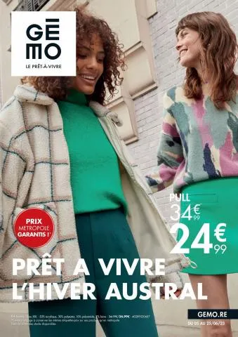 Catalogue Gémo à Lyon | Pret a vivre L'hiver austrial | 05/06/2023 - 25/06/2023