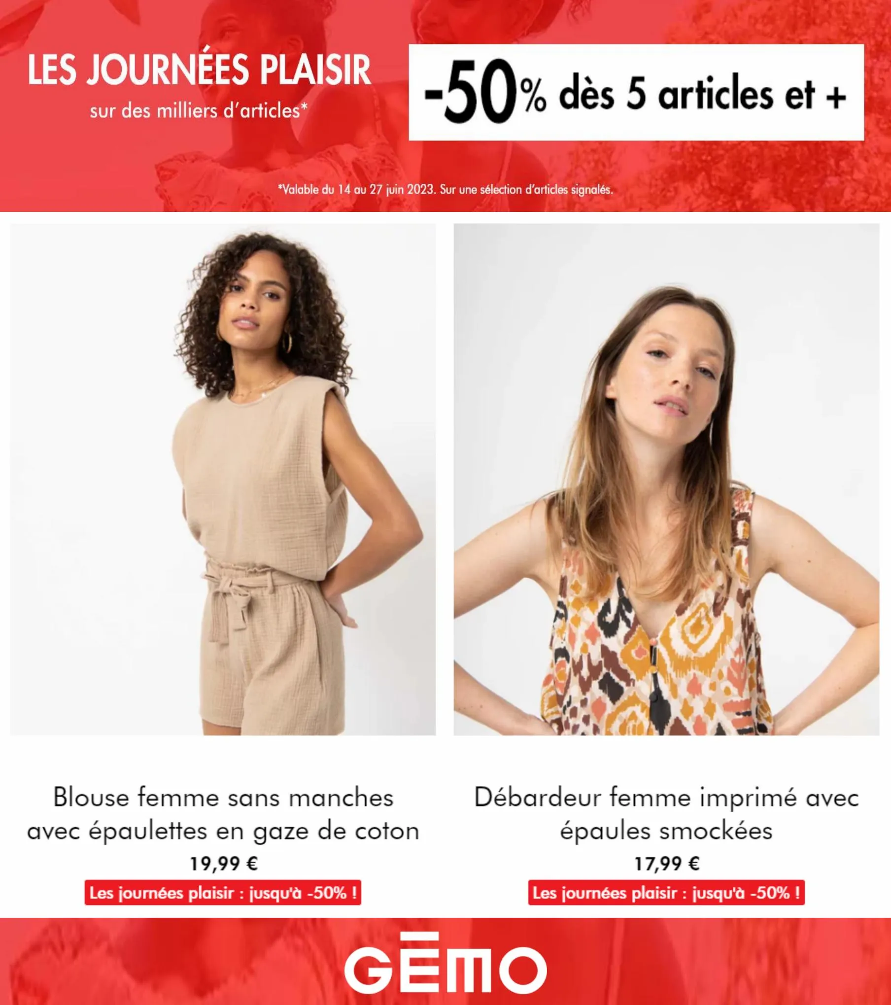 Catalogue Les Journées Plaisir -50% dès 5 articles et +, page 00002