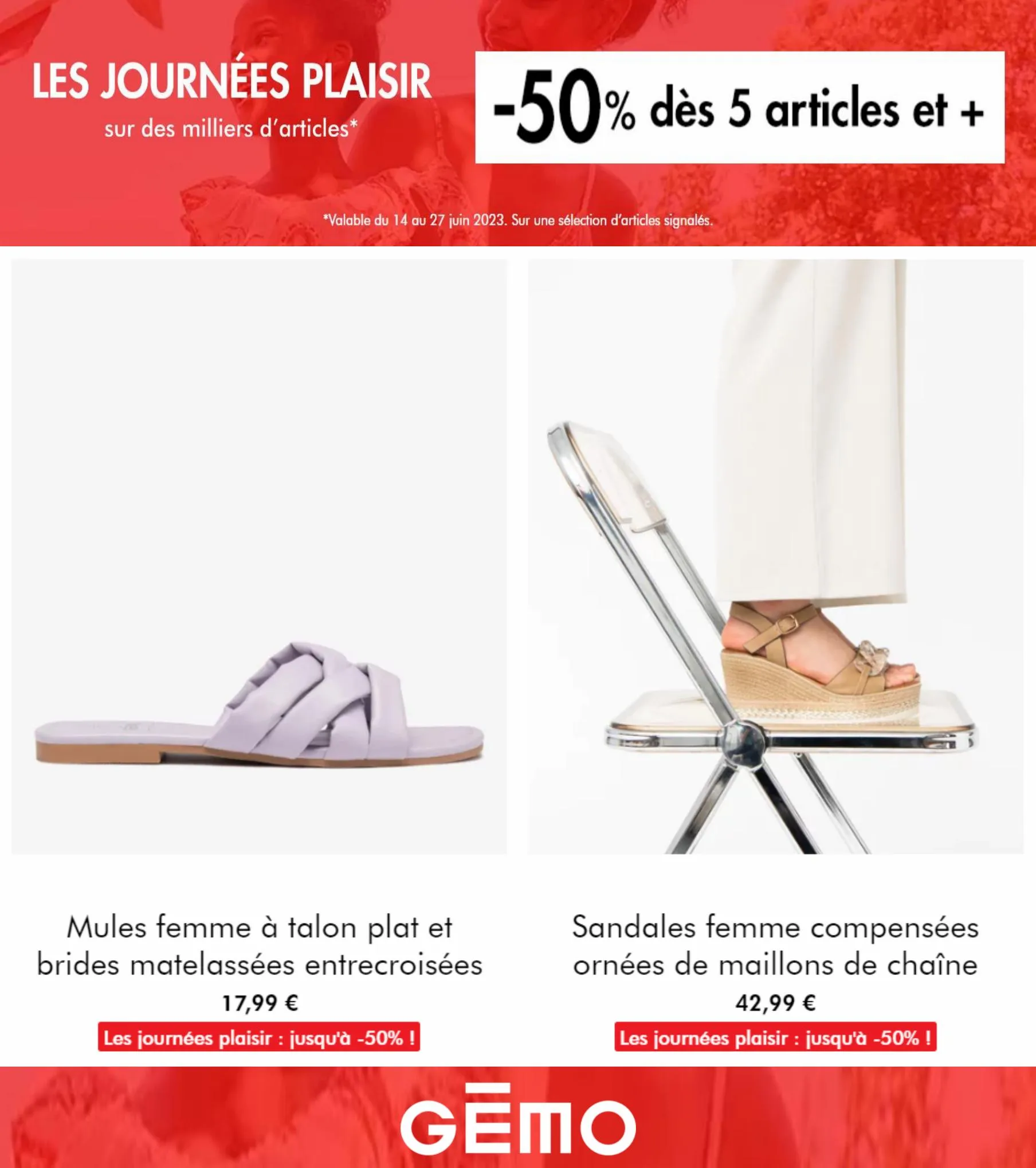 Catalogue Les Journées Plaisir -50% dès 5 articles et +, page 00006