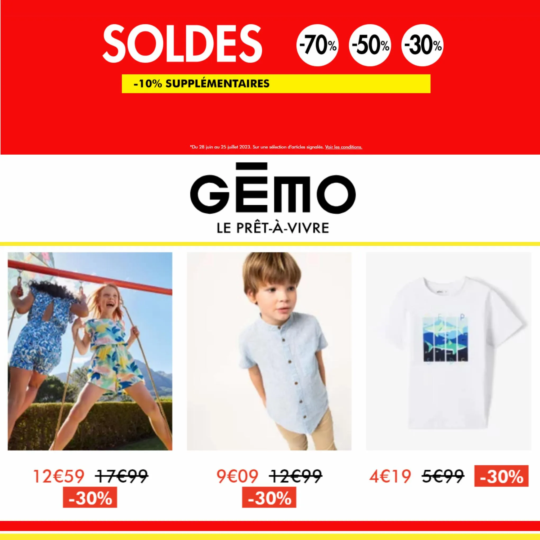 Catalogue Soldes Gémo, page 00001