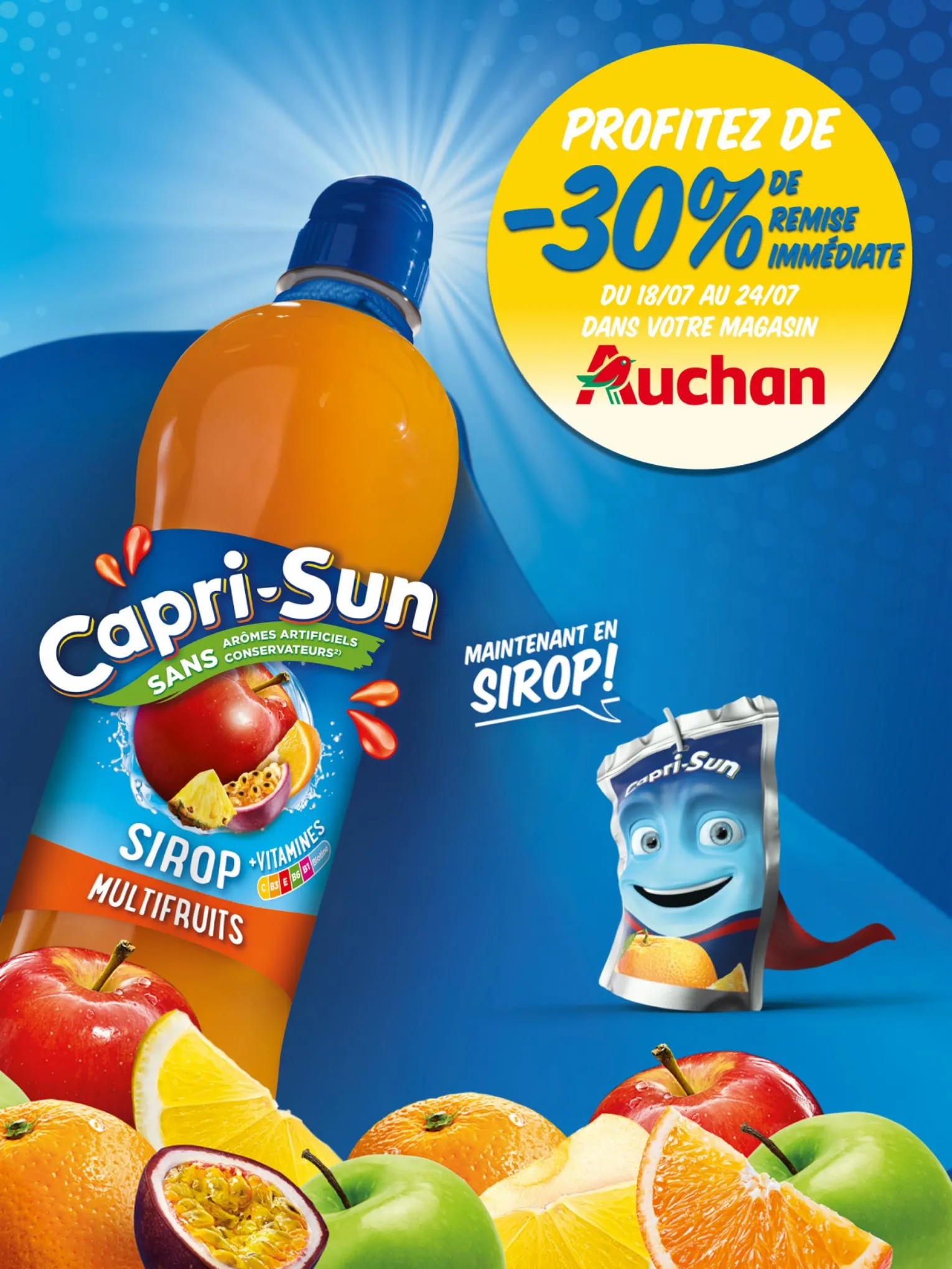 Catalogue Capri-Sun :-30% de remise immédiate dans votre magasin Auchan, page 00001