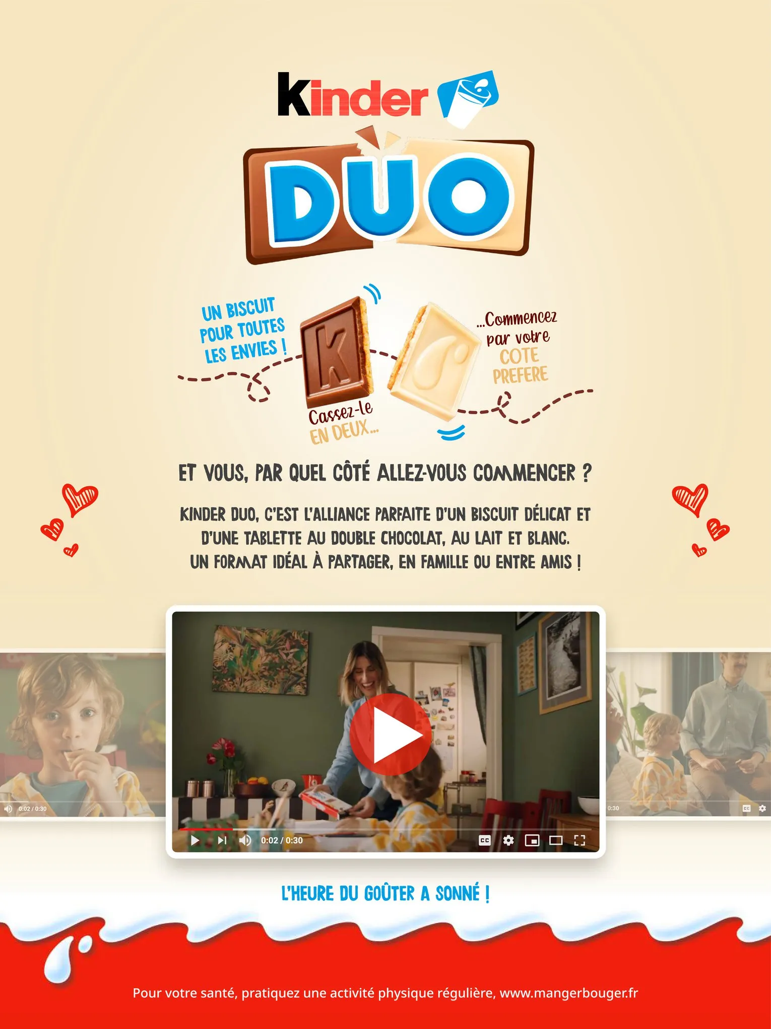 Catalogue NOUVEAU Kinder Duo, le biscuit à partager !, page 00003