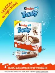 Catalogue Kinder | Kinder Tronky, le nouveau biscuit Kinder pour les plus grands | 08/05/2023 - 08/06/2023