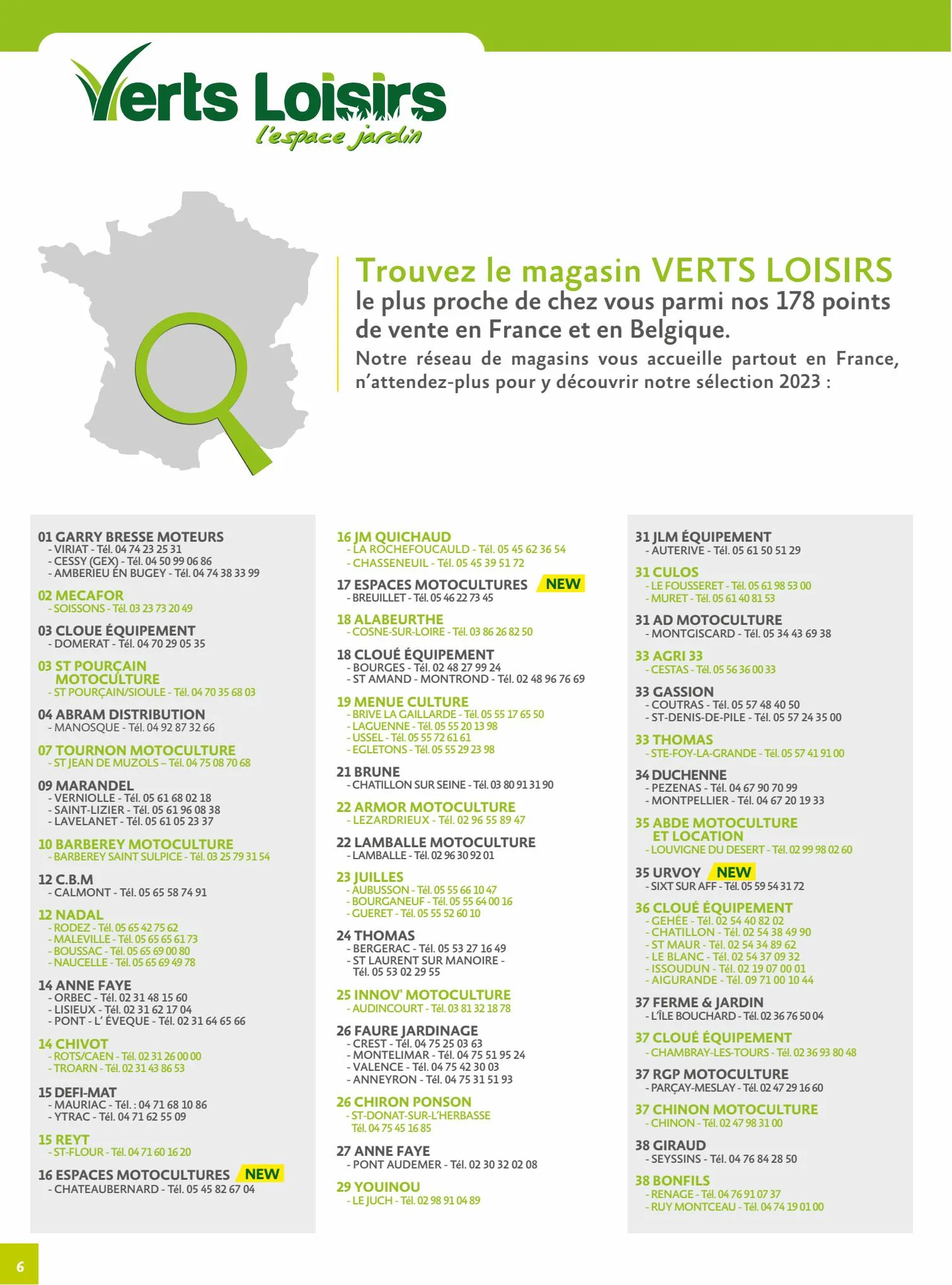 Catalogue Catalogue Verts Loisirs 2023, page 00006