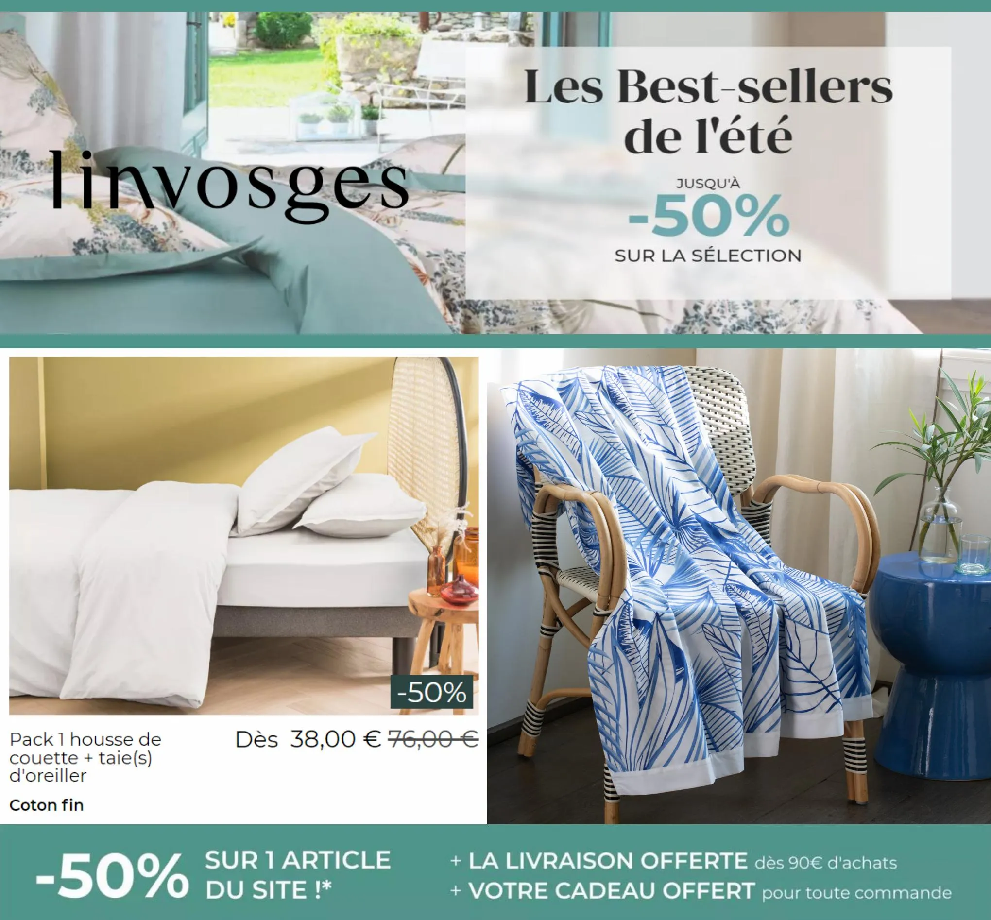 Catalogue Les Best-Sellers de l'été Jusqu'à -50%*, page 00001