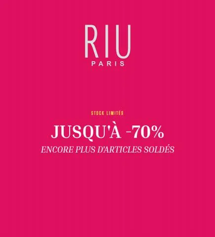 Jusqu’à -70% Jacqueline Riu!