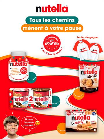 Catalogue Nutella à Saint-Nazaire (Loire Atlantique) | Jeu concours Nutella !  | 15/06/2022 - 15/07/2022