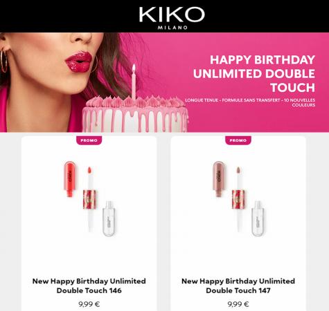 Catalogue Kiko | Double touche illimitée! | 04/08/2022 - 18/08/2022