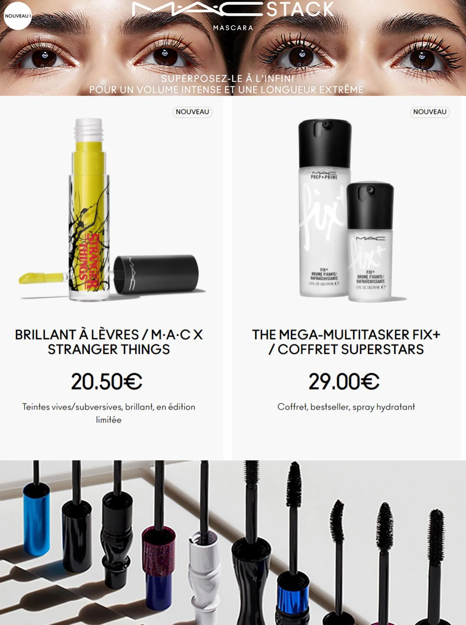 Catalogue Nouveau MAC Cosmetics  , page 00003