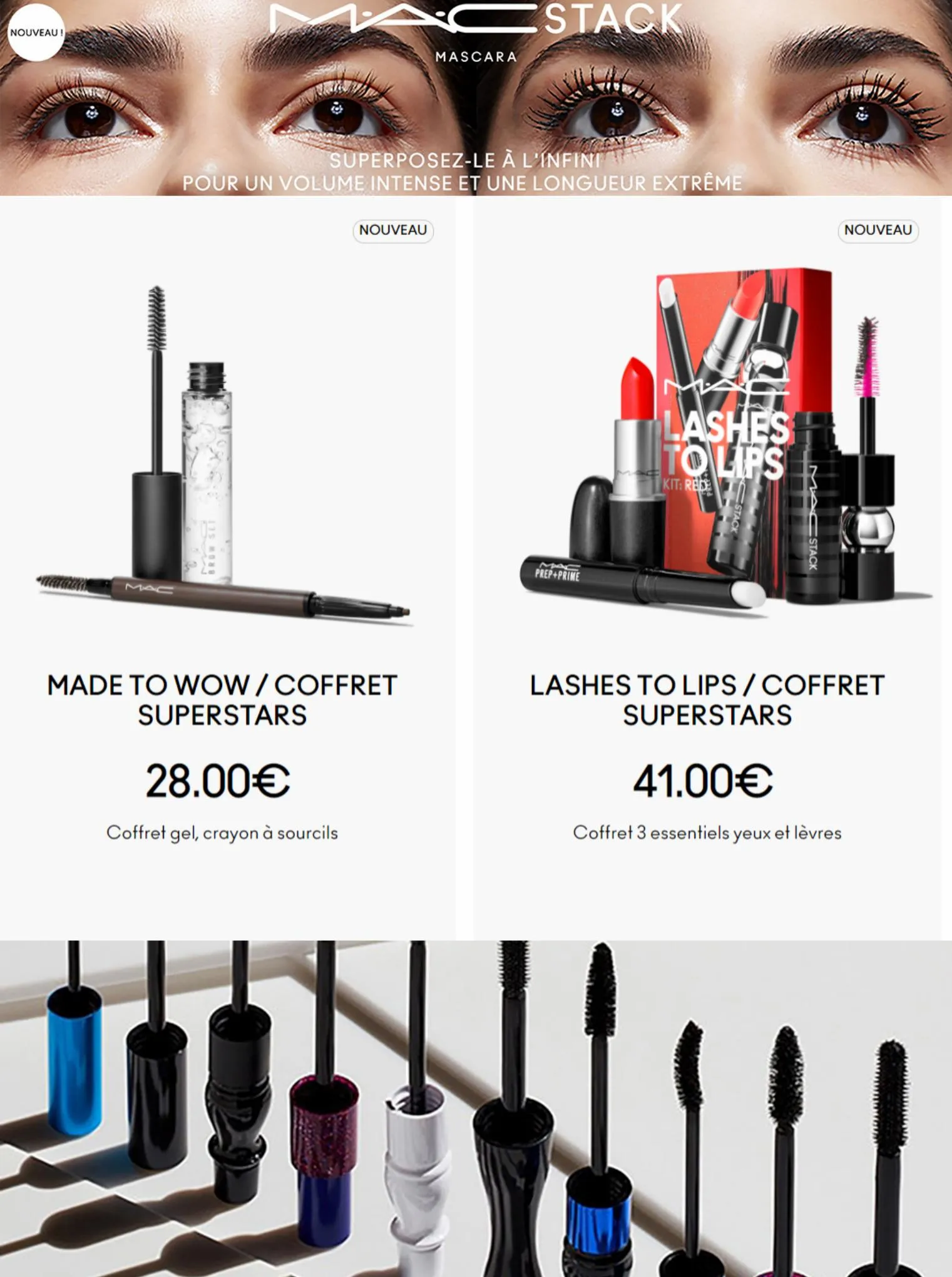 Catalogue Nouveau MAC Cosmetics  , page 00004