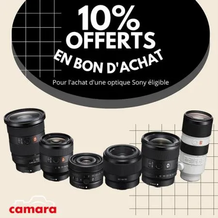 10€ OFFERTS EN BONS D’ACHAT 