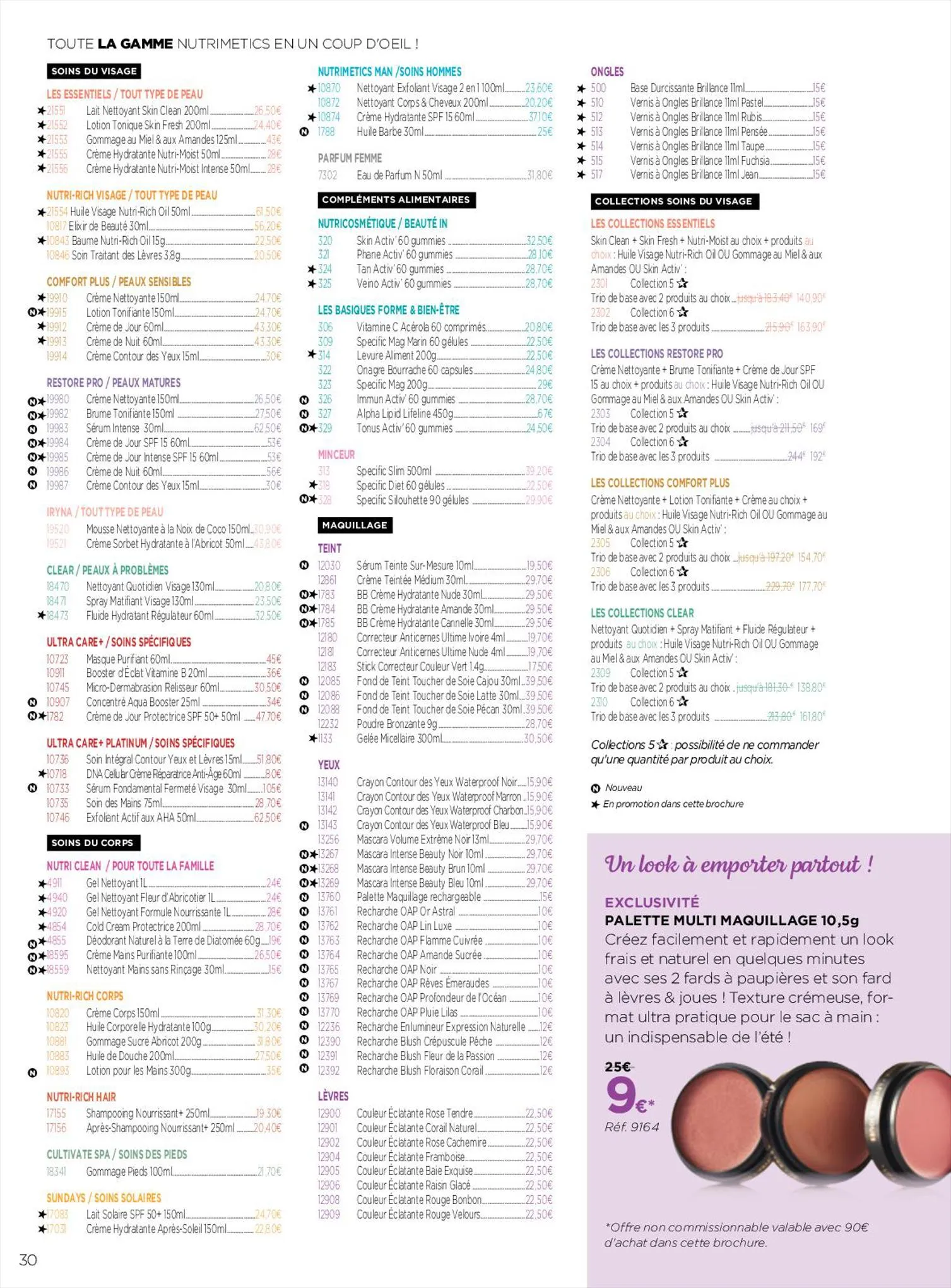 Catalogue Catalogue Nutrimetics, page 00030