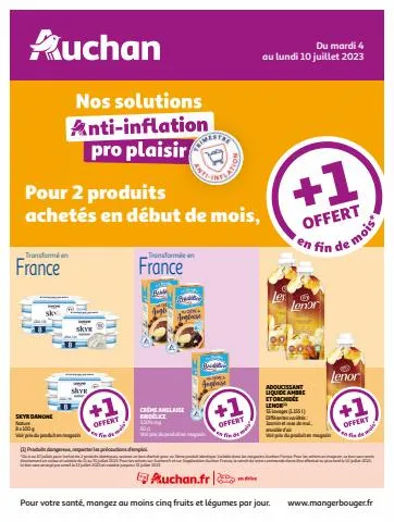 Découvrez les produits offerts en fin de mois !