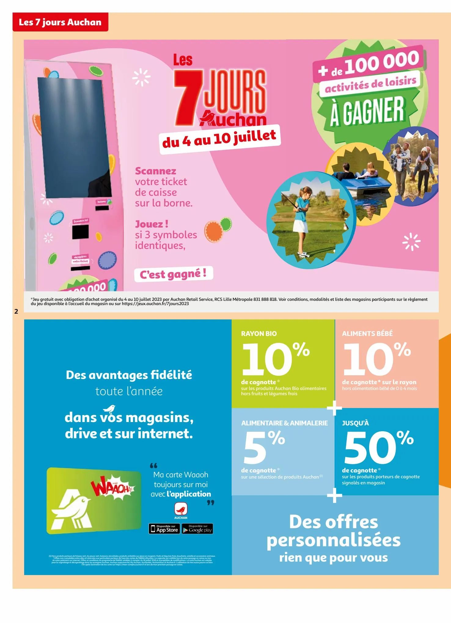 Catalogue Les 7 jours Auchan, page 00002