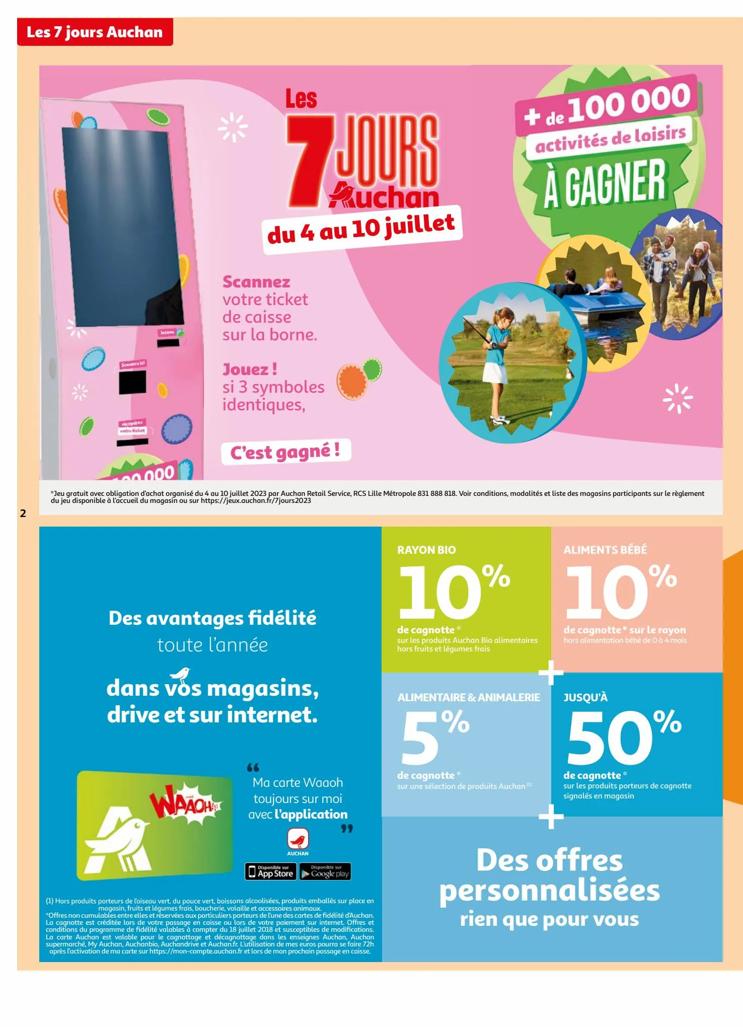 Catalogue Les 7 jours Auchan, page 00002