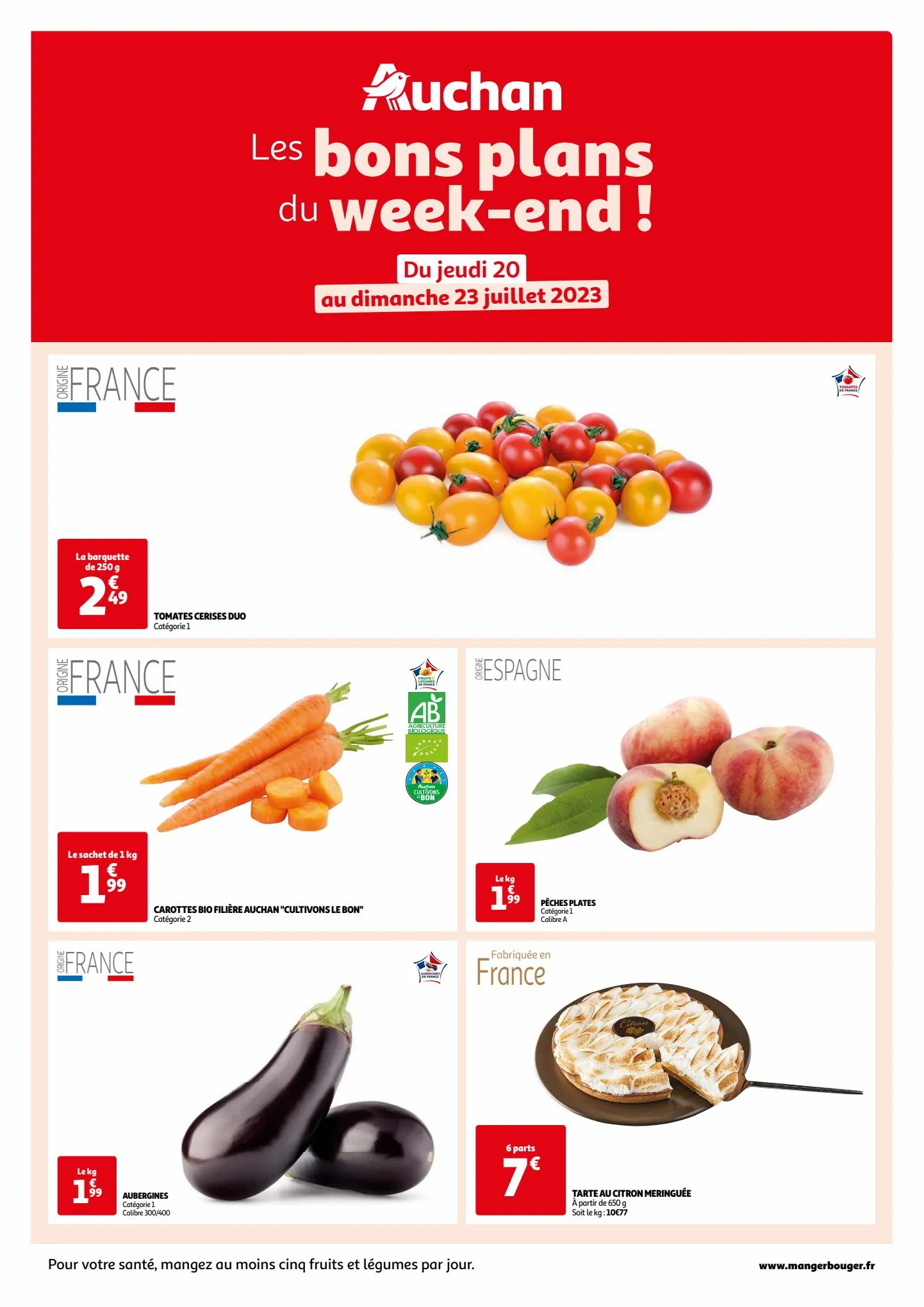 Catalogue Les Bons plans du Week-End!, page 00001