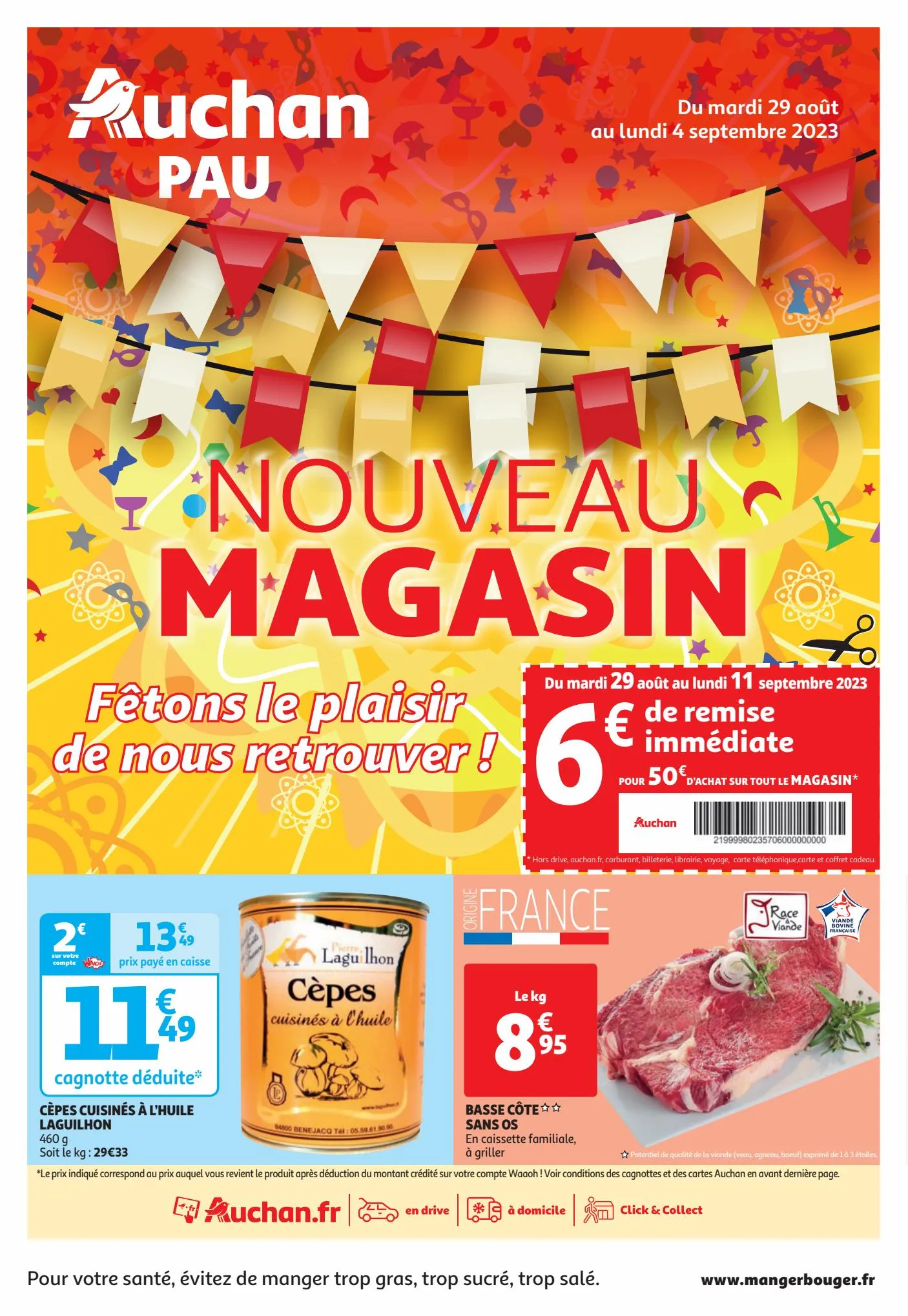 Catalogue Auchan Pau Réouverture, page 00001