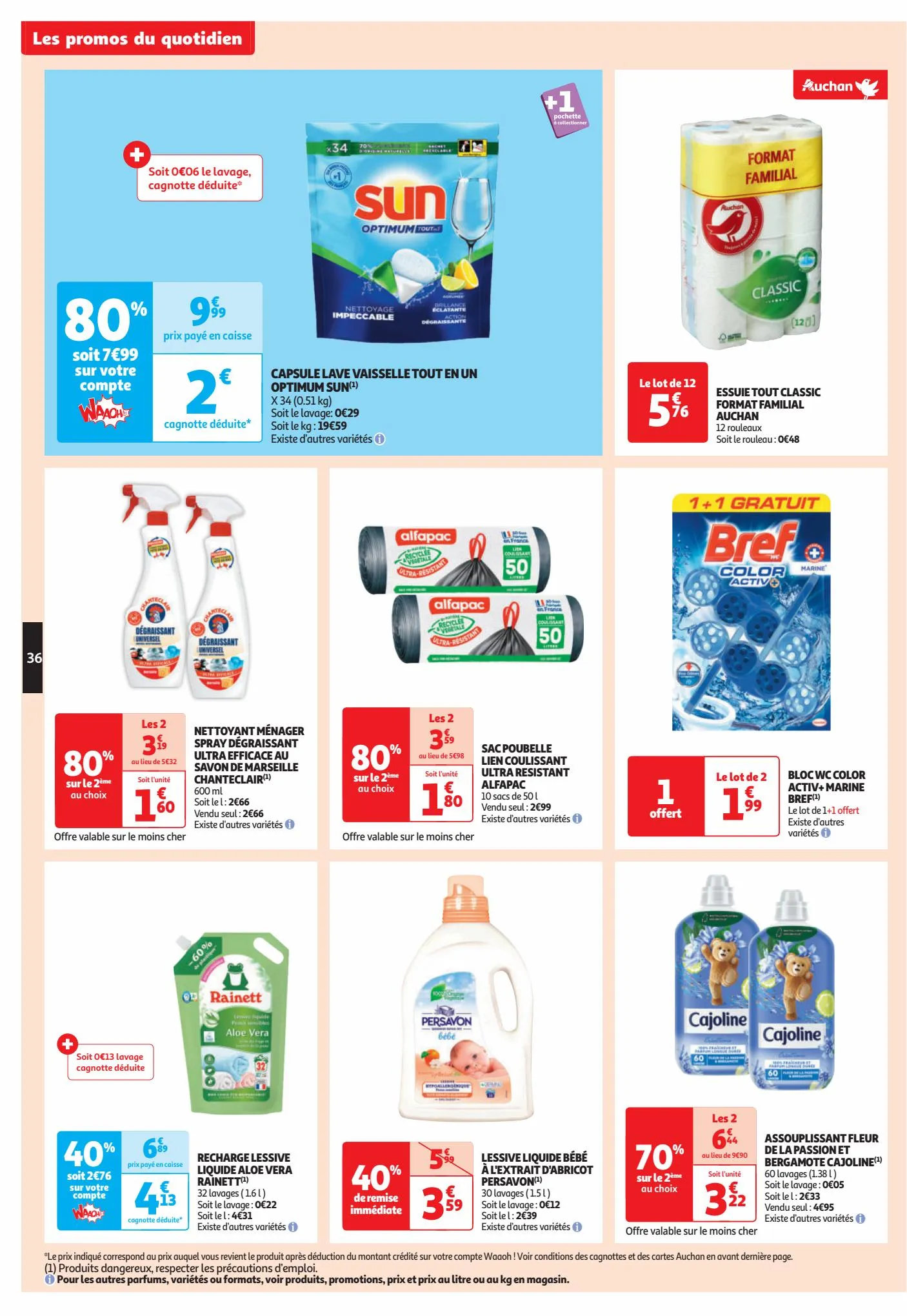Catalogue Auchan Pau Réouverture, page 00036