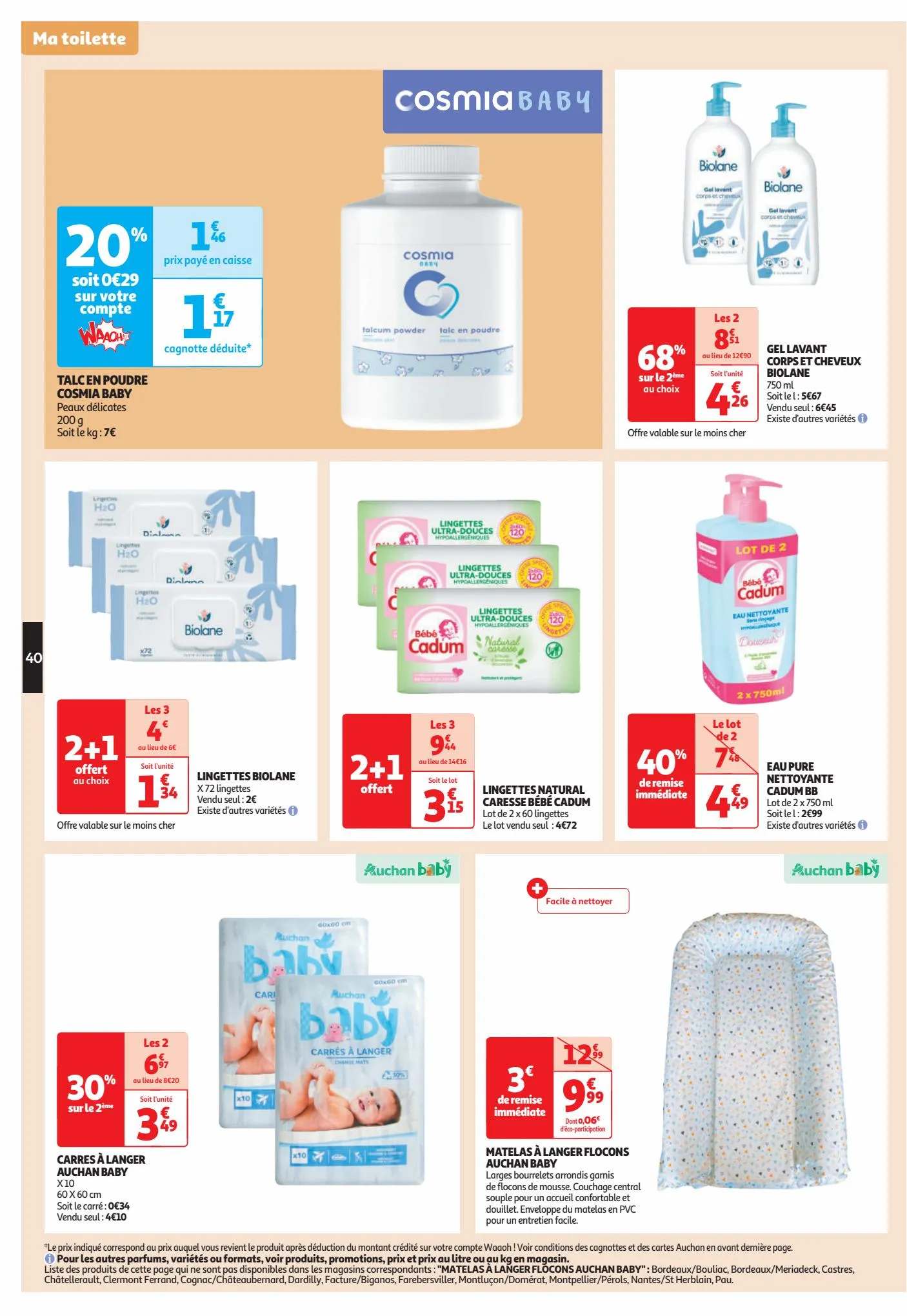 Catalogue Auchan Pau Réouverture, page 00040