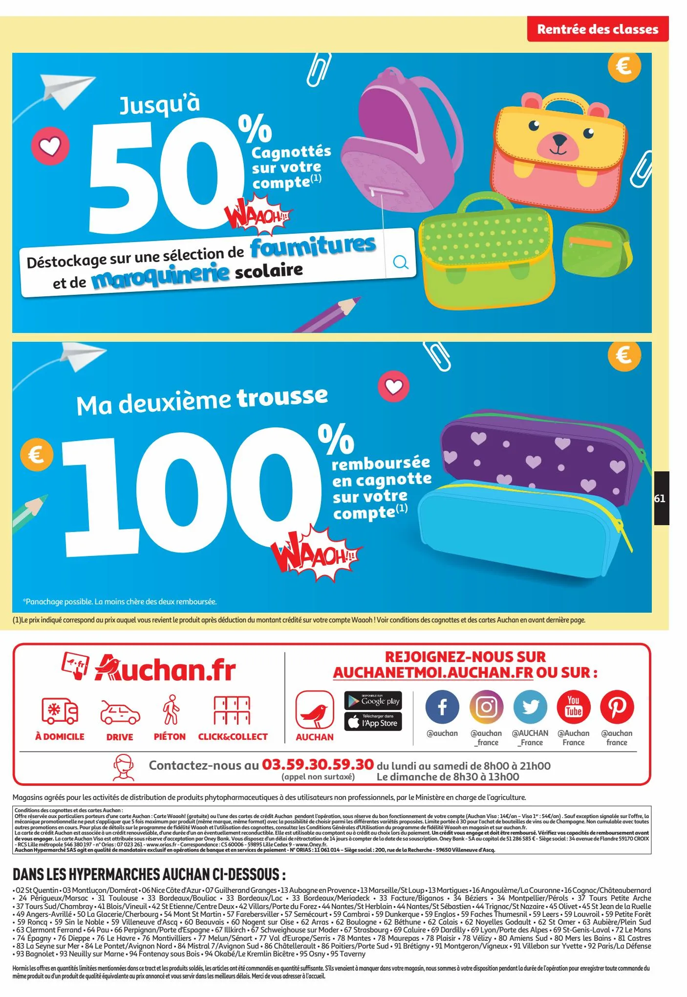 Catalogue Auchan Pau Réouverture, page 00061