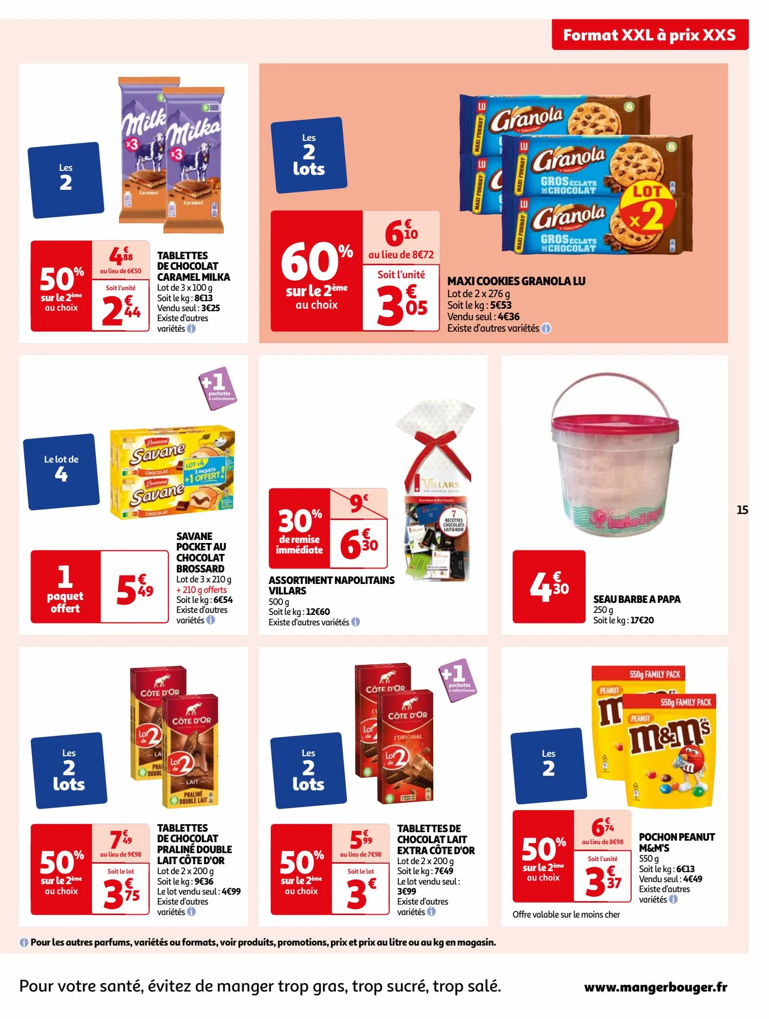 Catalogue Format XXL à prix XXS dans votre supermarché, page 00015