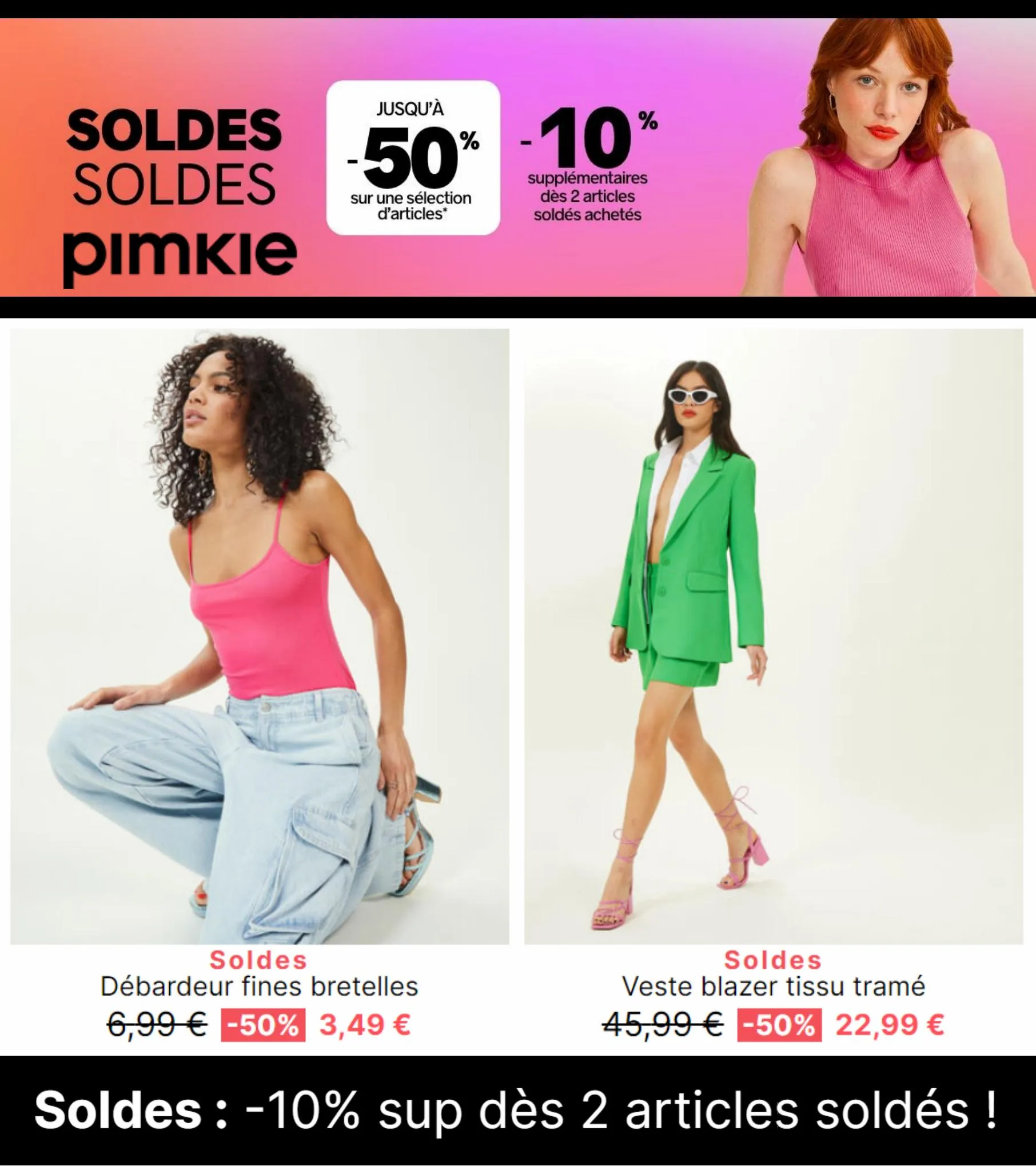 Catalogue Soldes Jusqu'à -50%*, page 00007