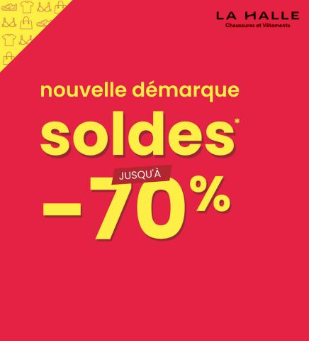 Promos de Vêtements et Chaussures à Paris | -70% soldes sur La Halle | 05/07/2022 - 17/07/2022