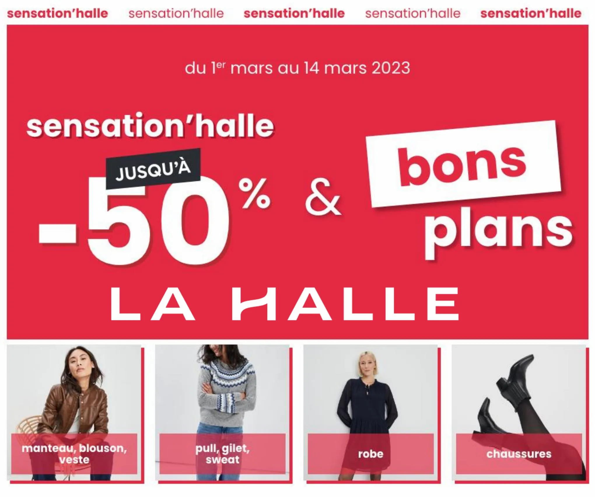 Catalogue Sensation Halle Jusqu'à -50%, page 00001
